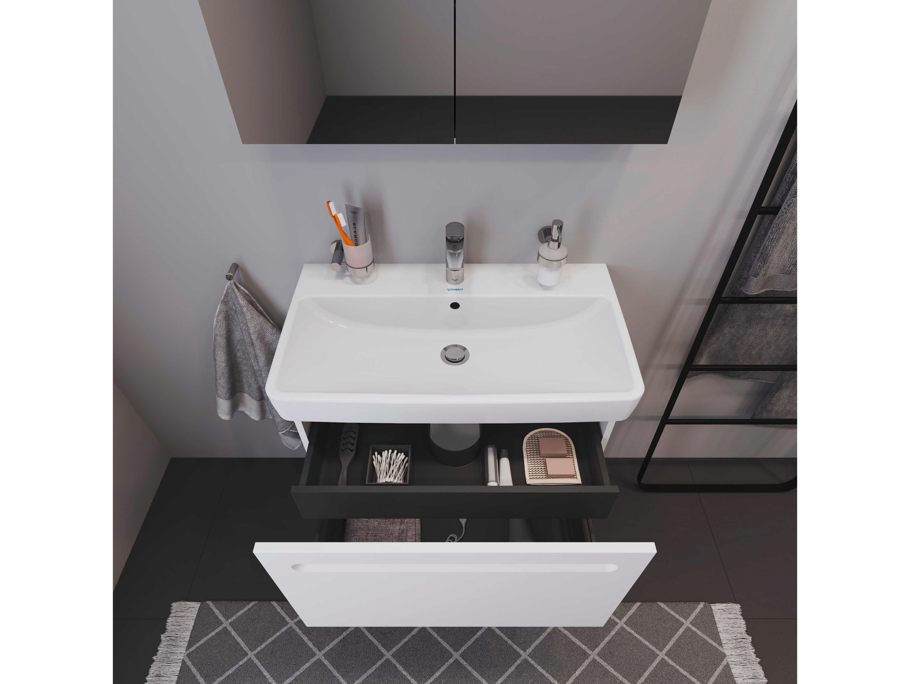 Duravit Duravit No.1 29'' White Matt Wall-Mounted Vanity