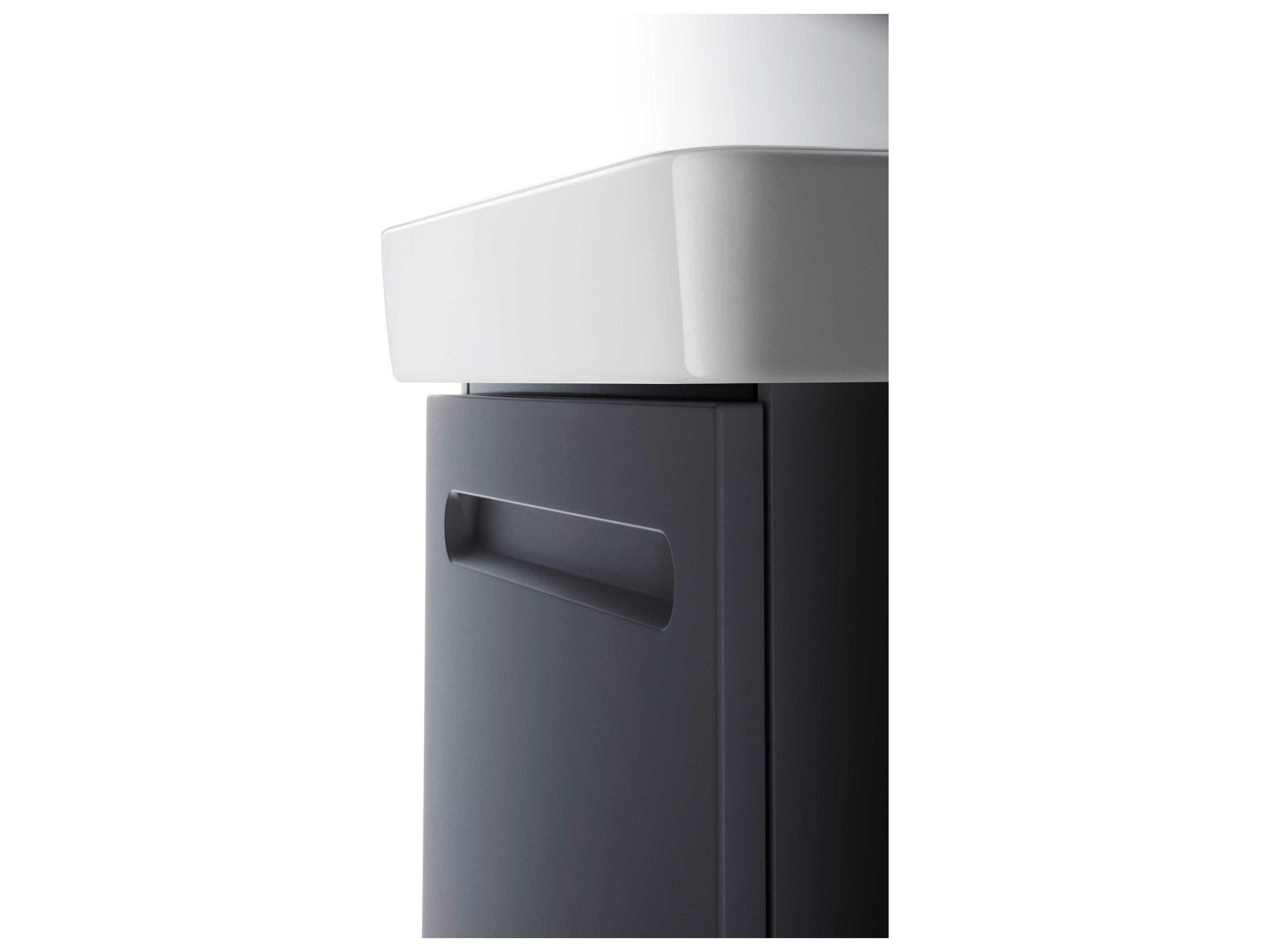 Duravit Duravit No.1 29'' Graphite Matt Wall-Mounted Vanity