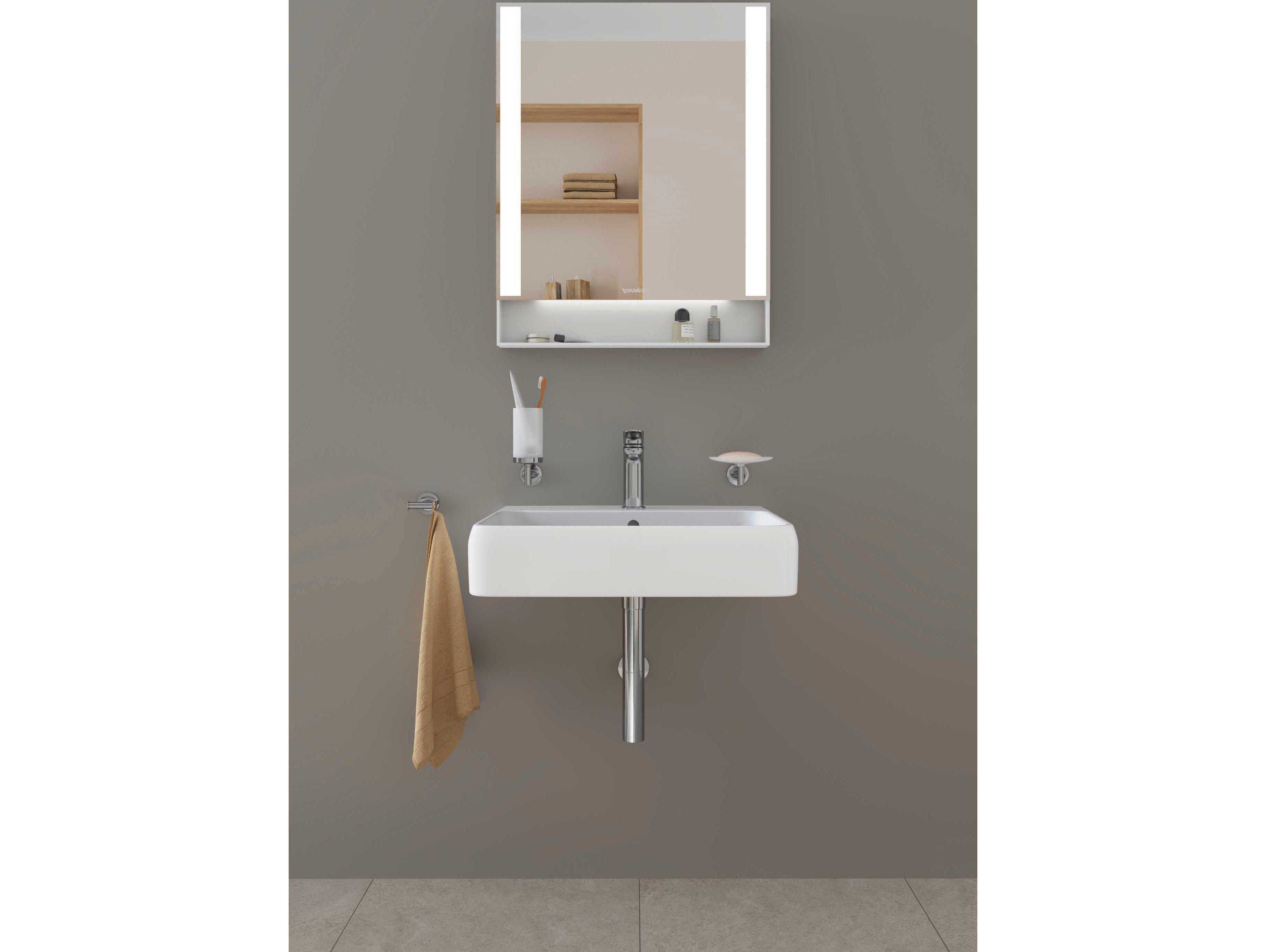 Duravit Qatego 24'' White Matt Wall Mirror