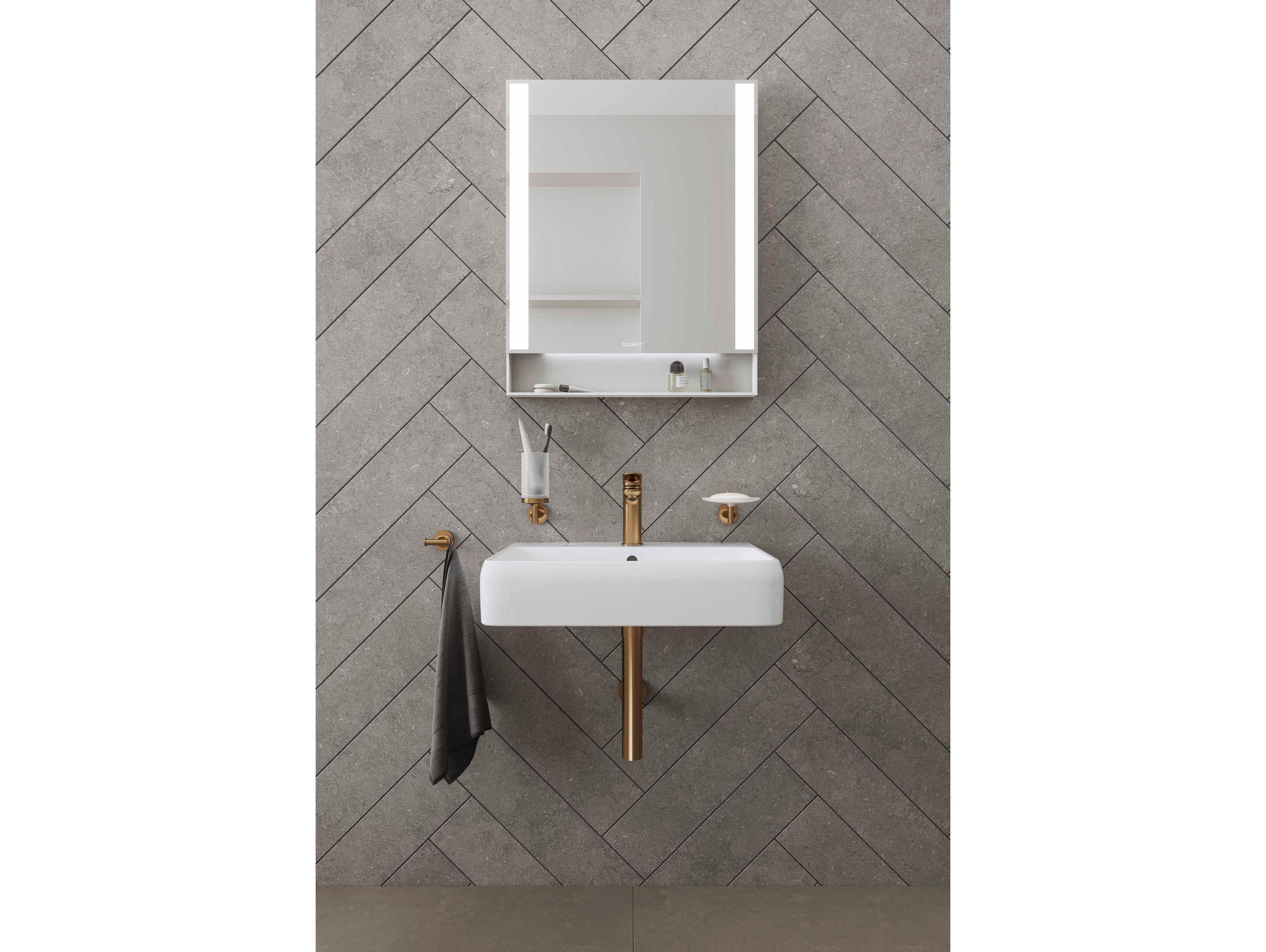 Duravit Qatego 24'' White Matt Wall Mirror