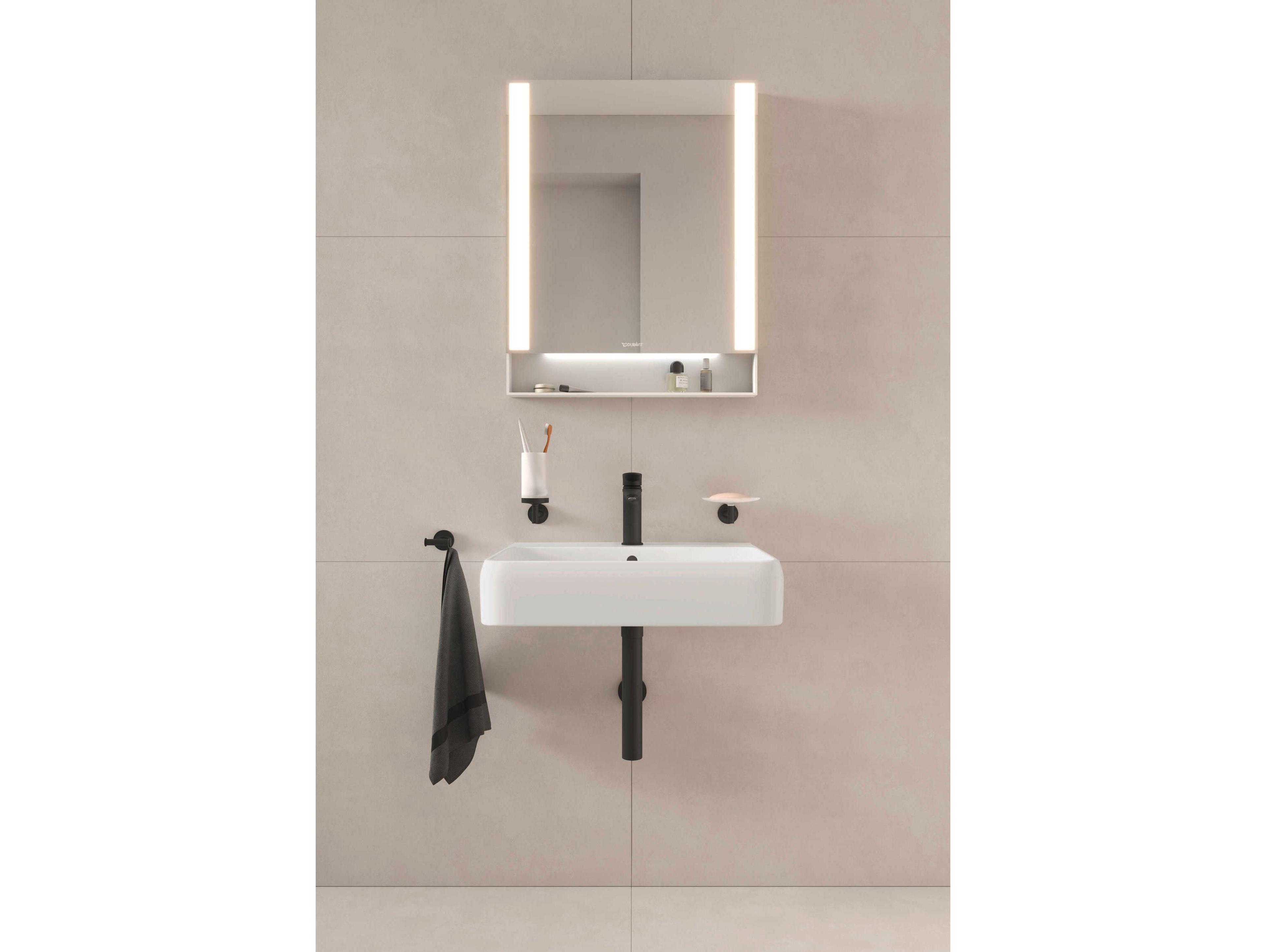 Duravit Qatego 24'' White Matt Wall Mirror