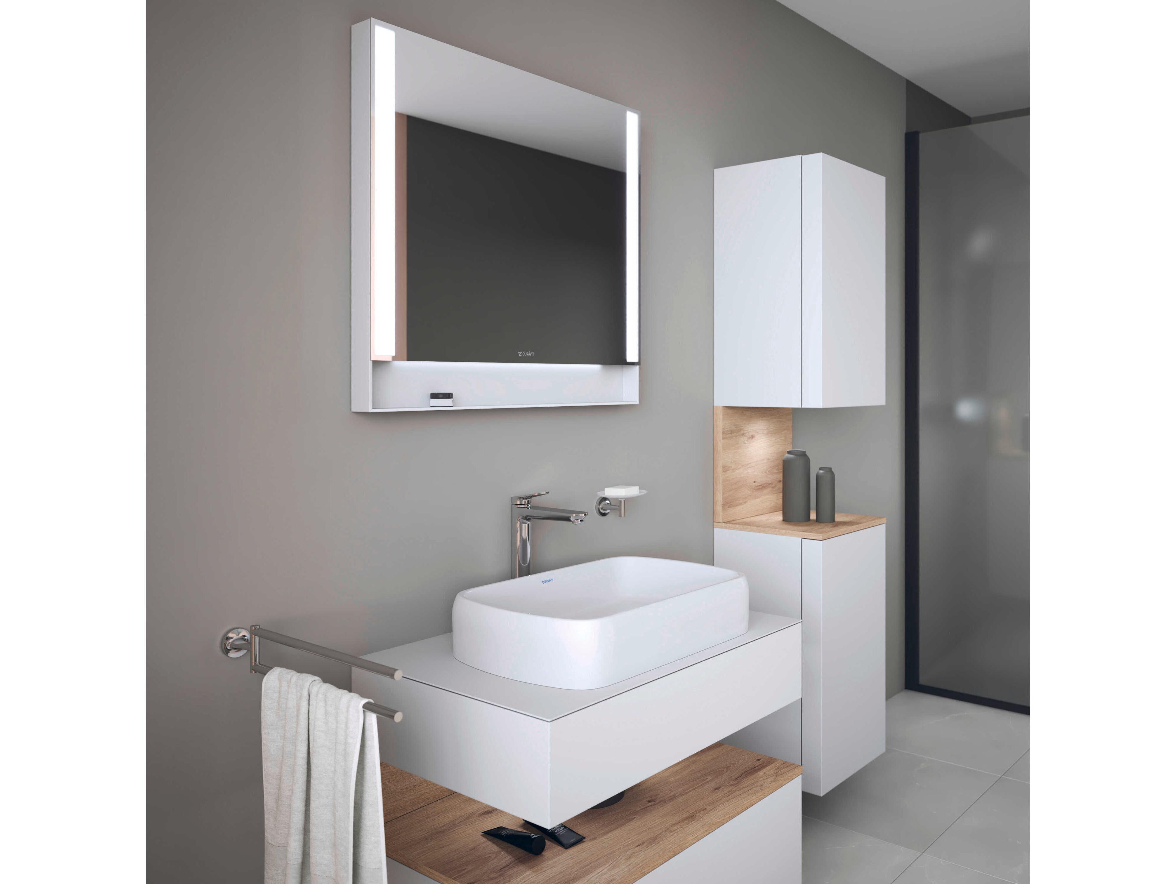 Duravit Qatego 32'' White Matt Wall Mirror