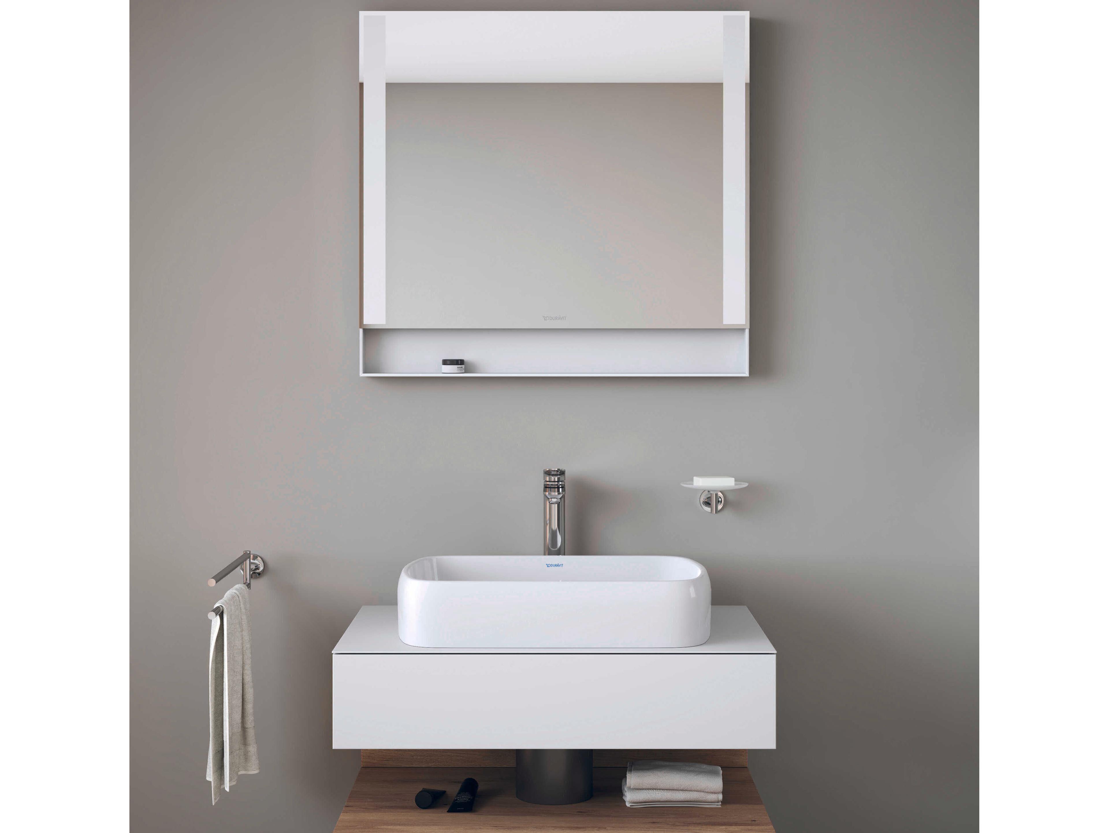 Duravit Qatego 32'' White Matt Wall Mirror