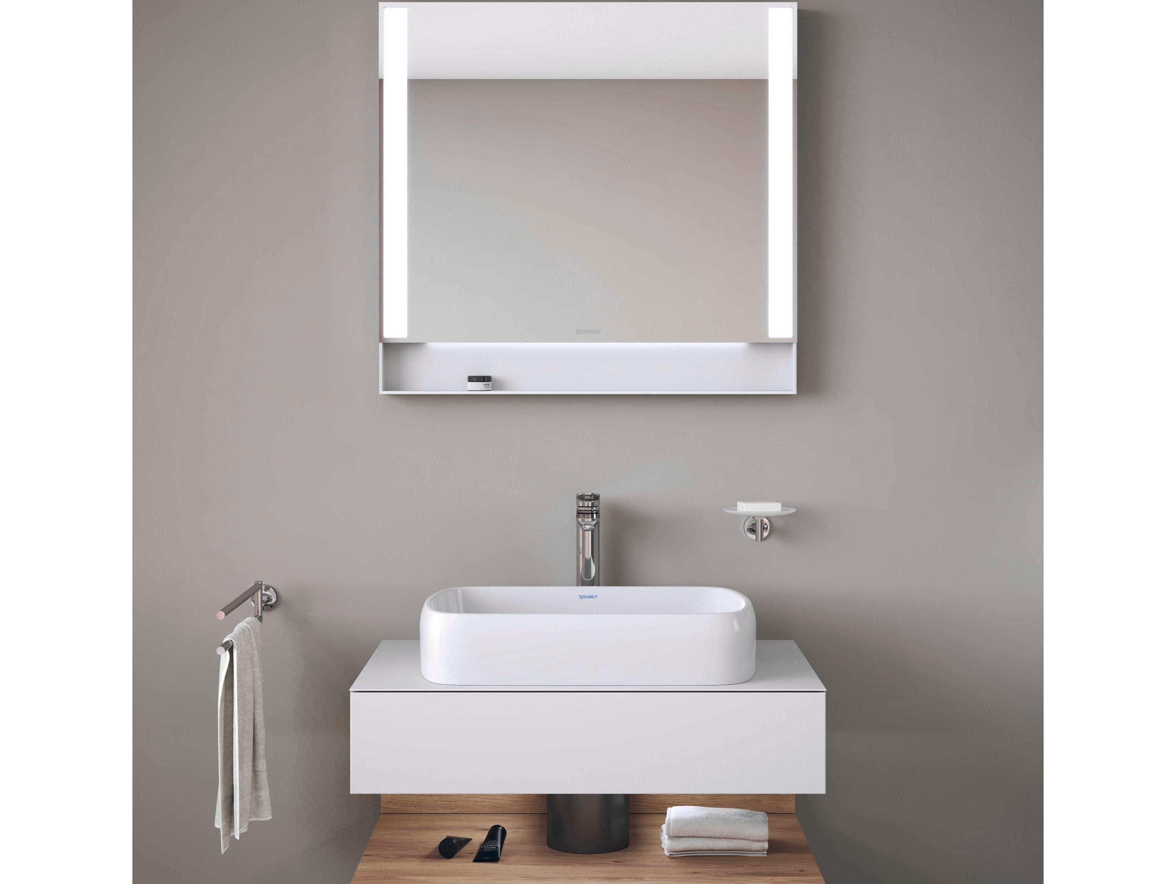 Duravit Qatego 32'' White Matt Wall Mirror