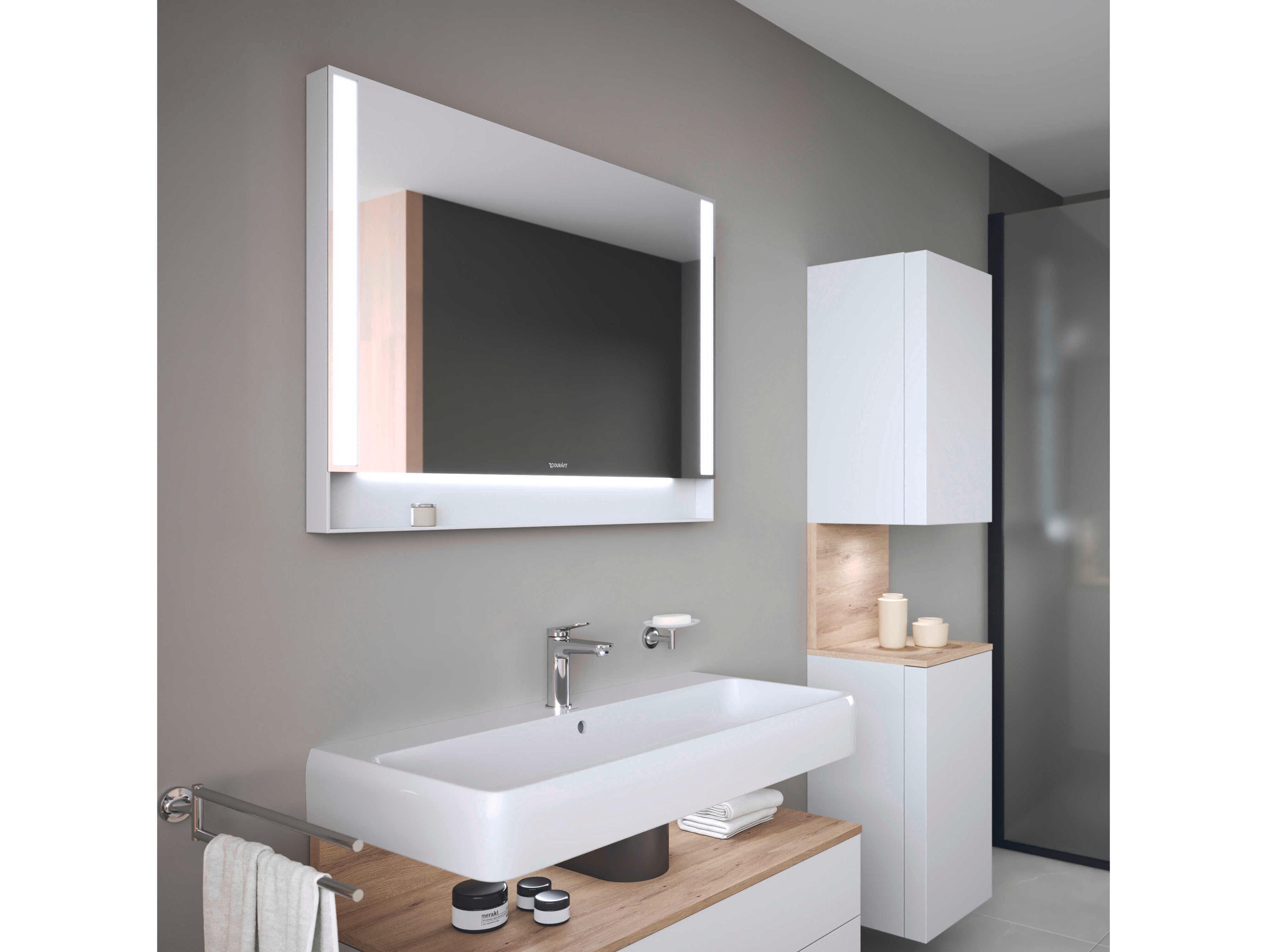 Duravit Qatego 39'' White Matt Wall Mirror