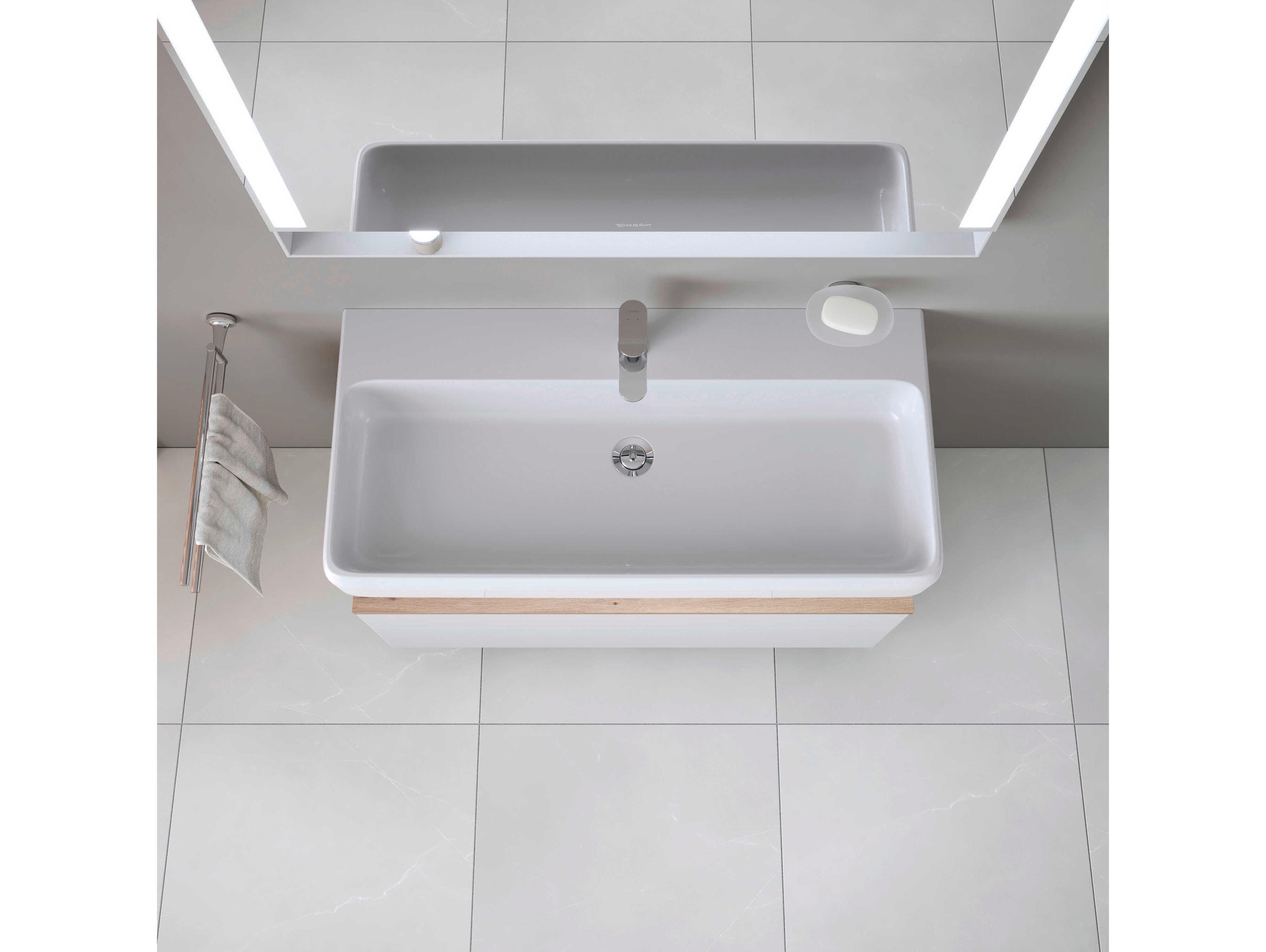 Duravit Qatego 39'' White Matt Wall Mirror