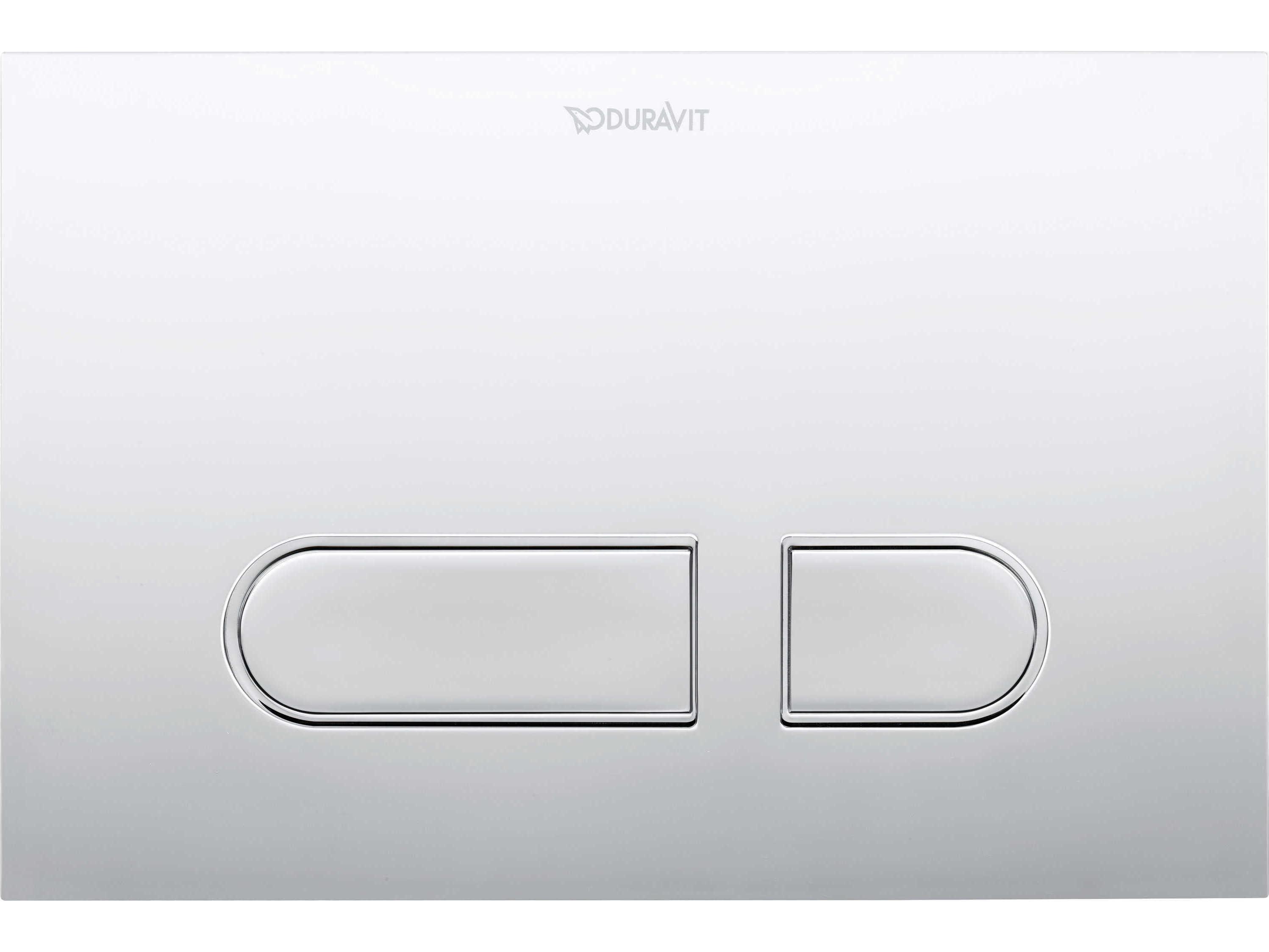 Duravit Durasystem 9'' Chrome Mechanical Flush Plate