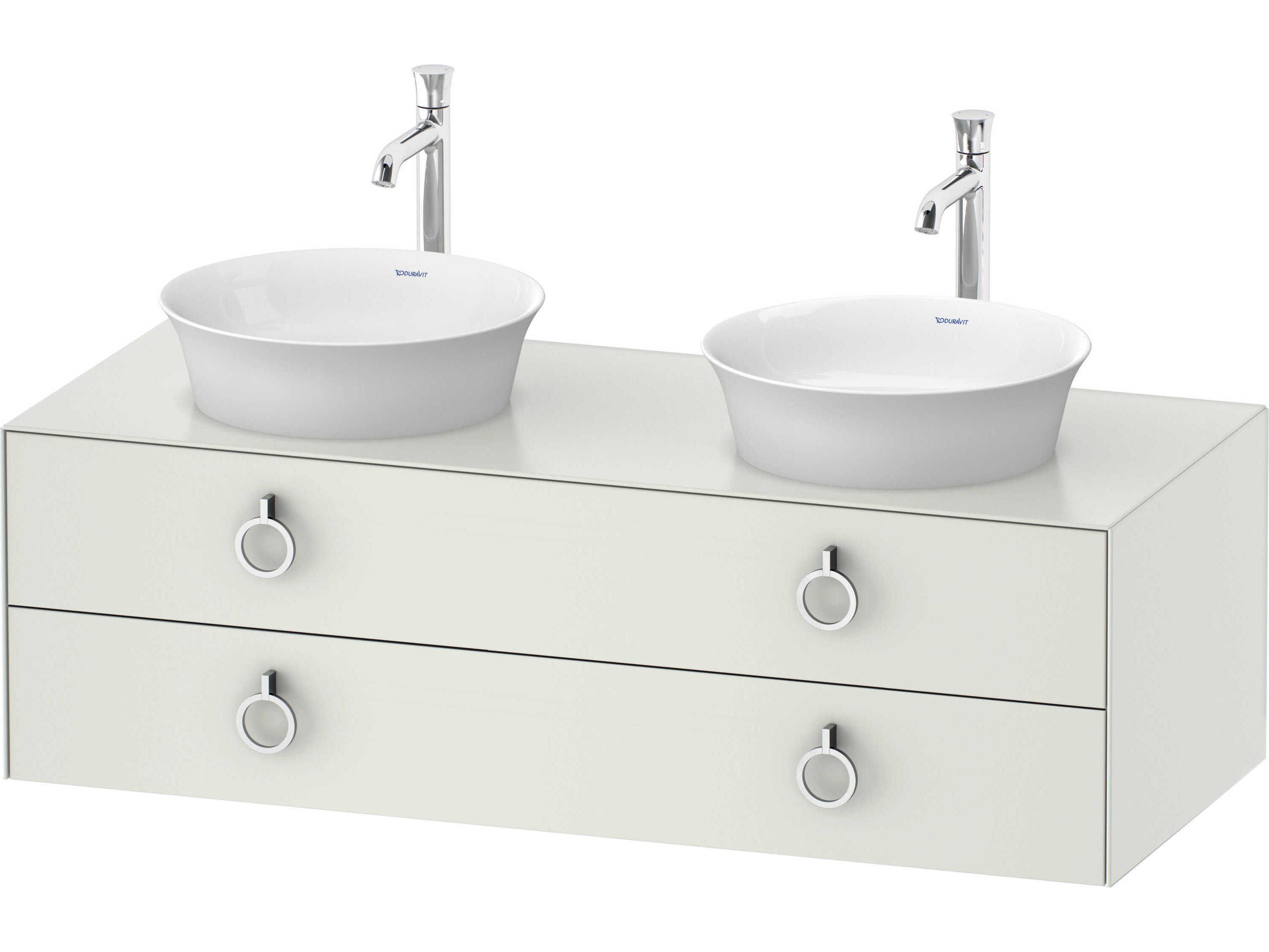 Duravit White Tulip 51'' White Satin Matte Vanity Unit