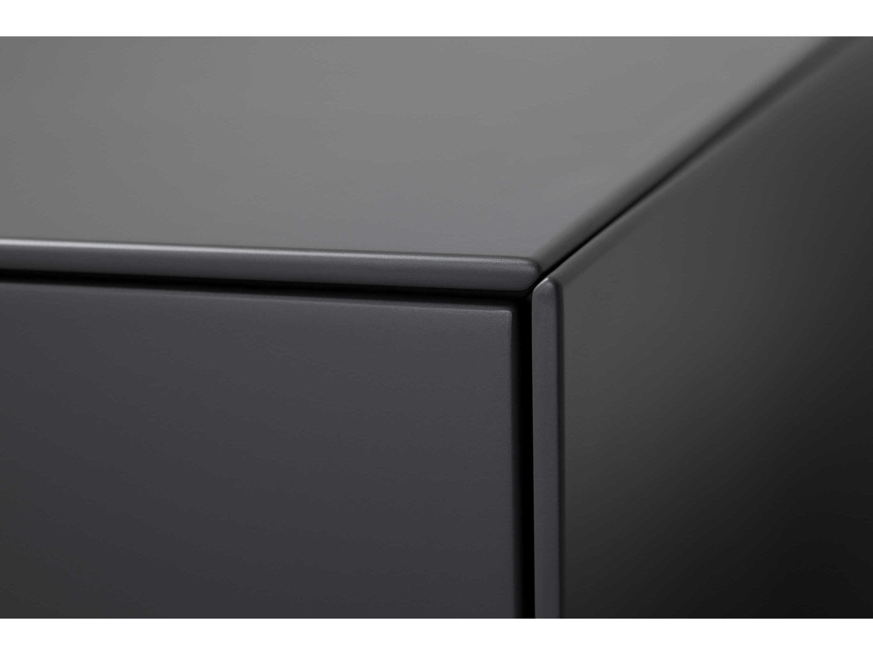 Duravit White Tulip 51'' Graphite Satin Matte Vanity Unit