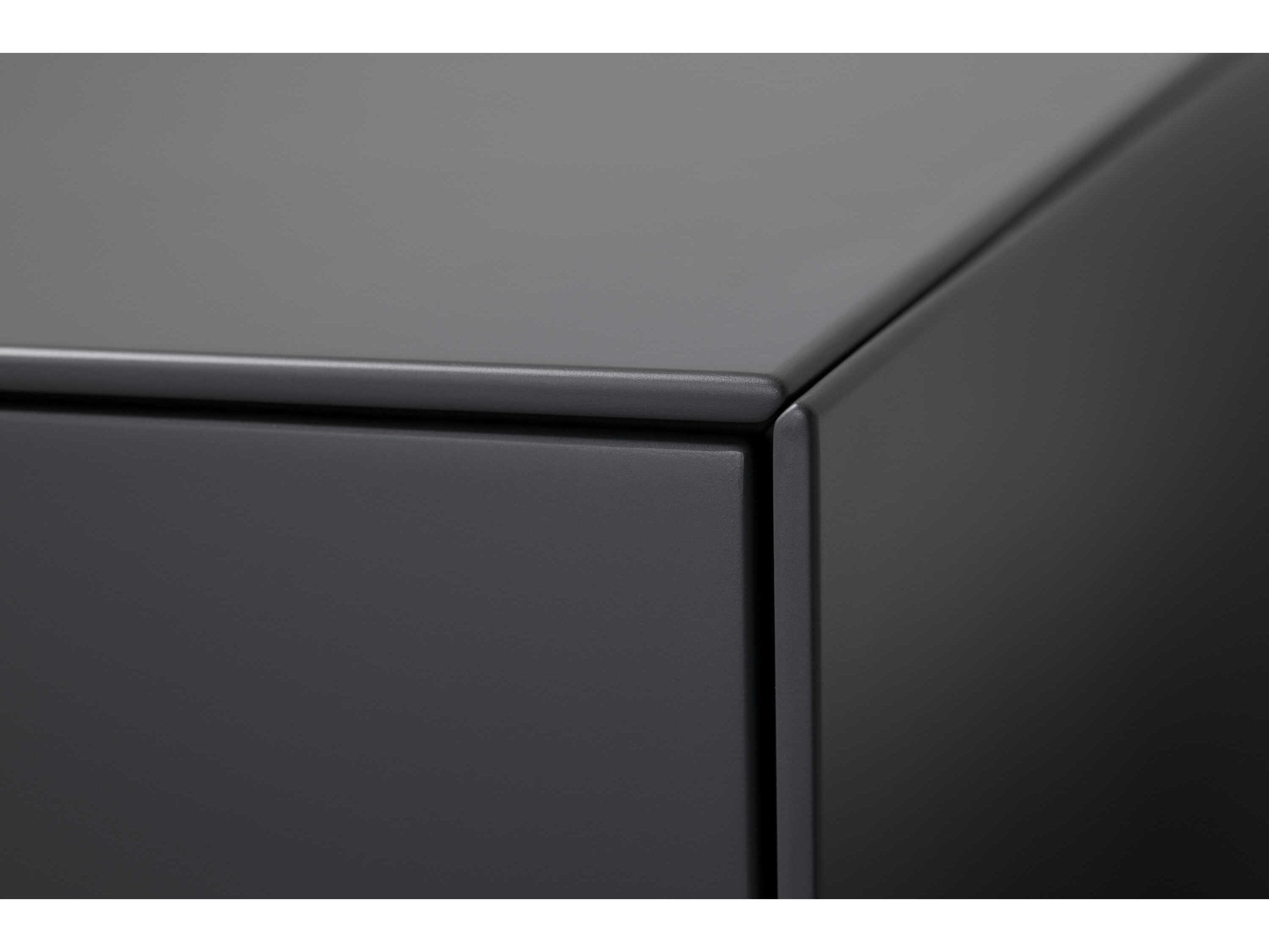 Duravit White Tulip 51'' Graphite High Gloss Matte Vanity Unit