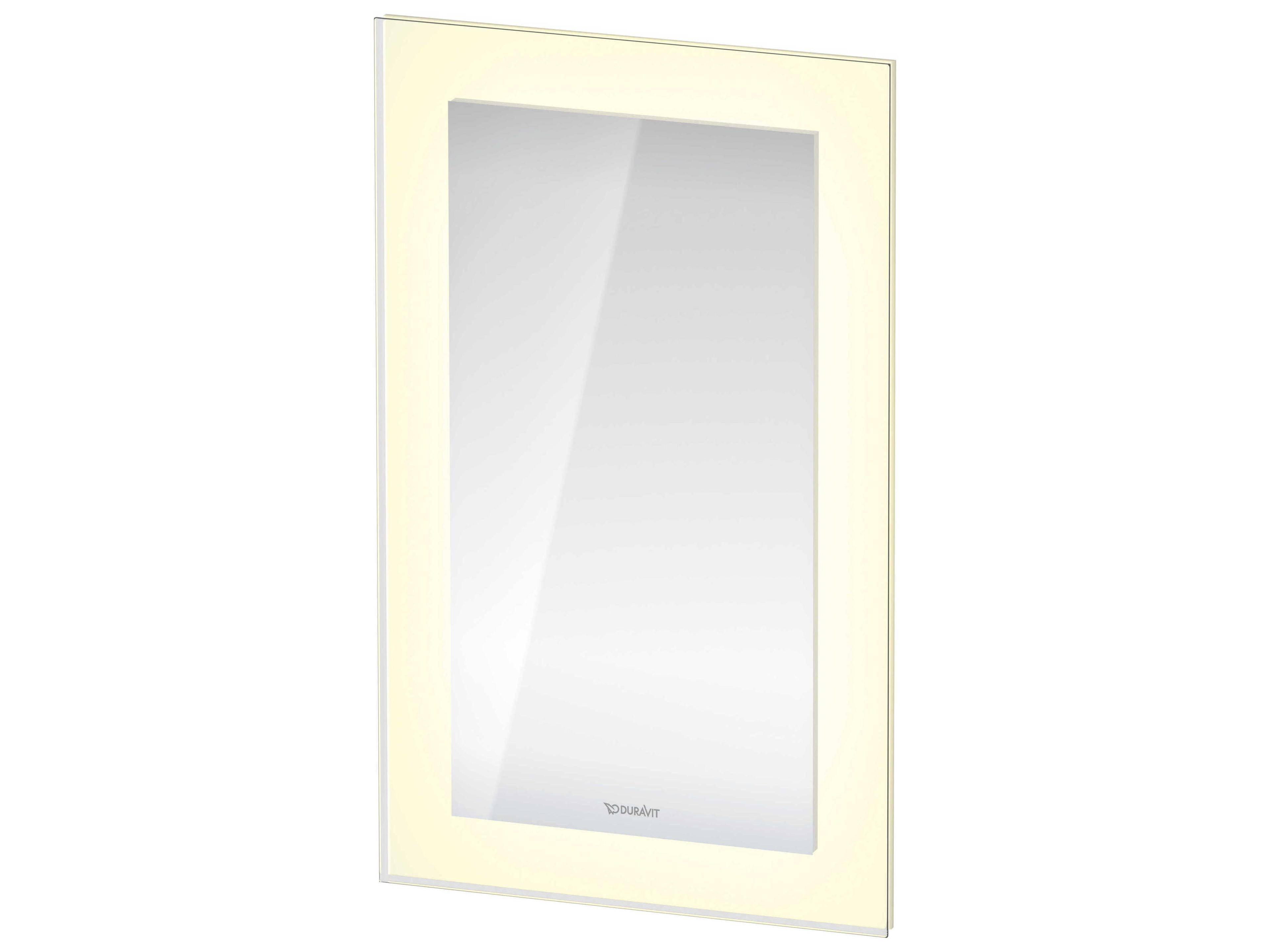 Duravit White Tulip 18'' White Wall Mirror