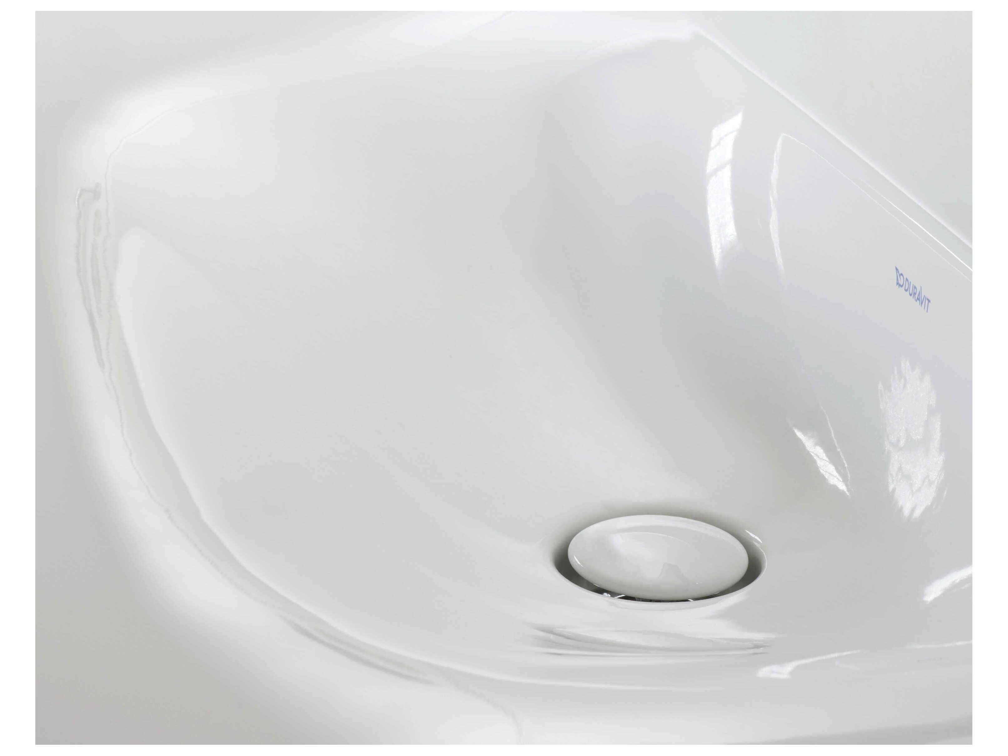 Duravit Xviu 32'' WhiteHigh Gloss Lacquer/Black Set with Metal Console