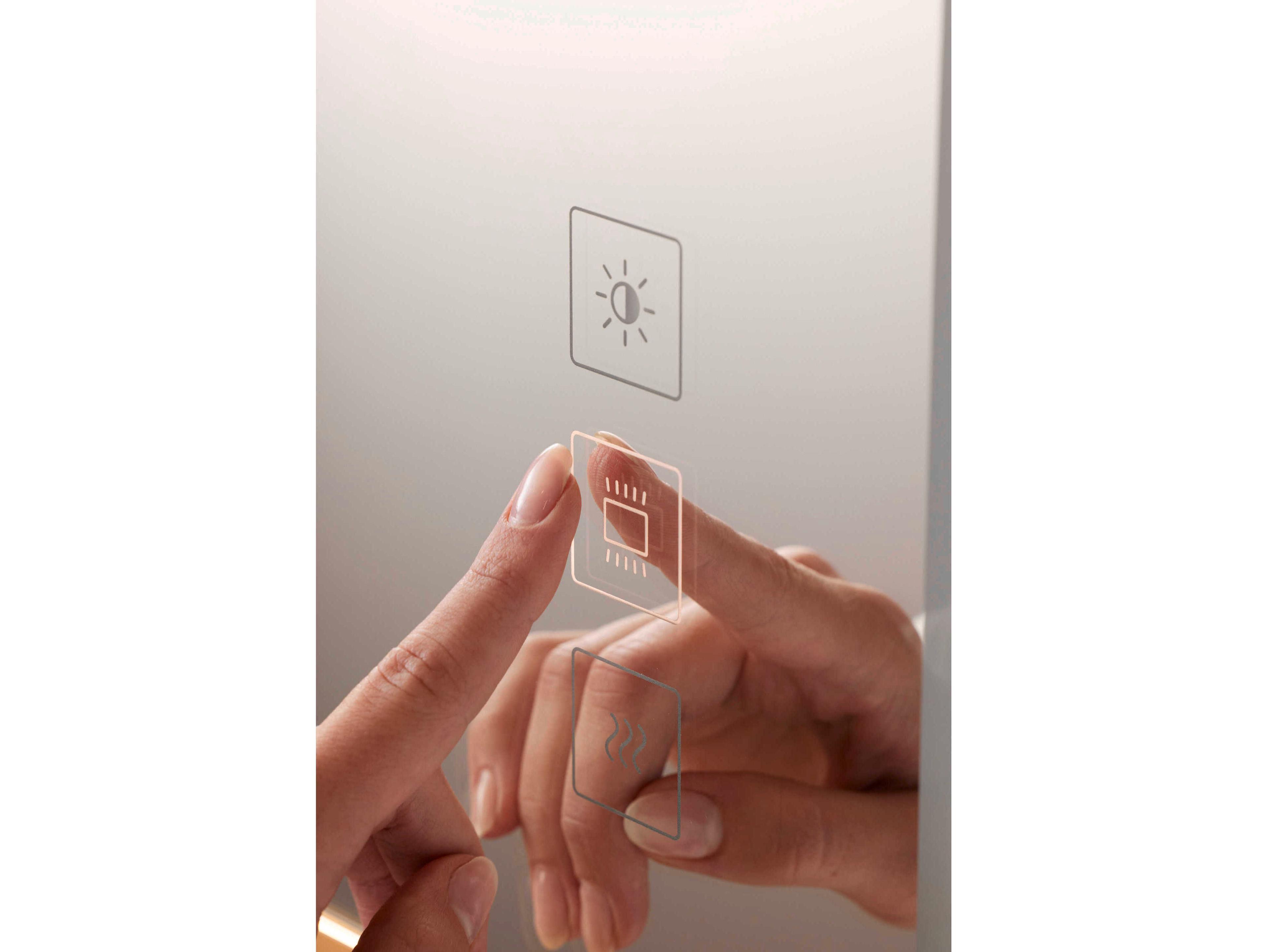 Duravit Xviu 32'' Matte Black LED Mirror with Dimmable Lighting