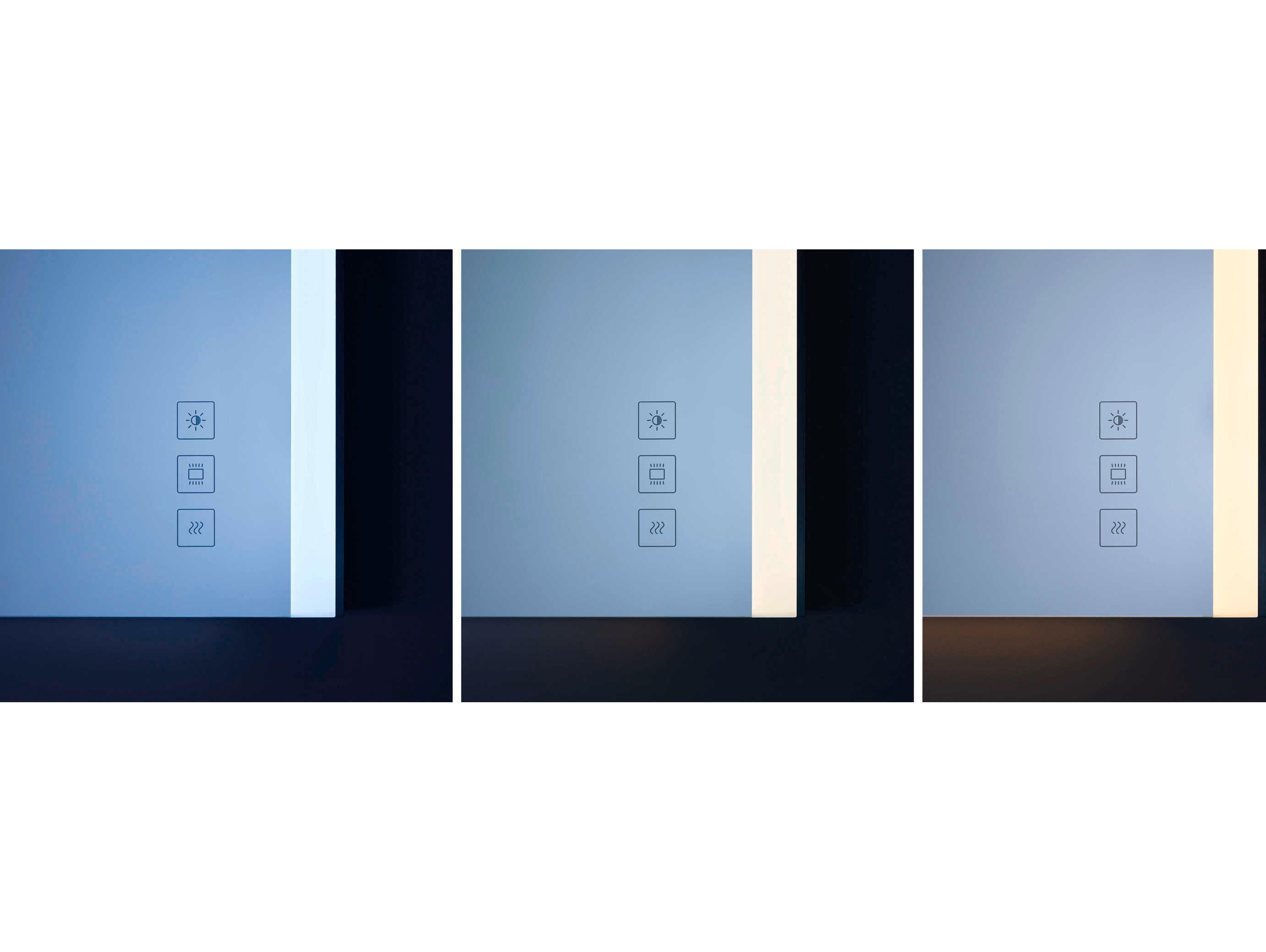 Duravit Xviu 32'' Matte Black LED Mirror with Dimmable Lighting