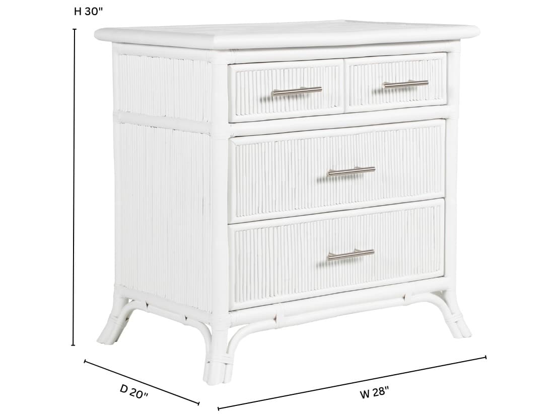 David Francis Pencil Rattan Chest