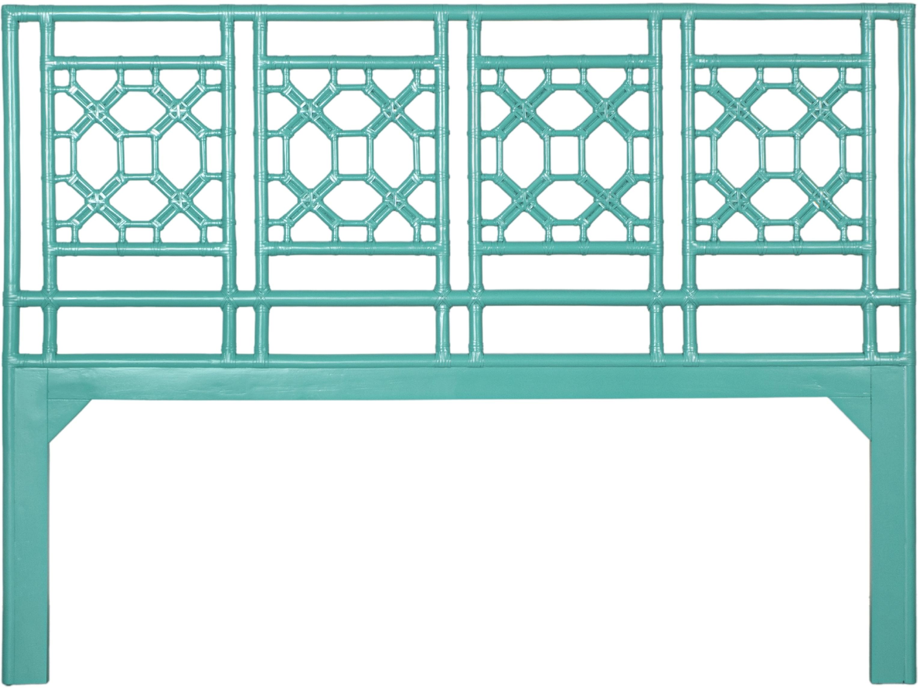 David Francis Lattice Back Headboard King