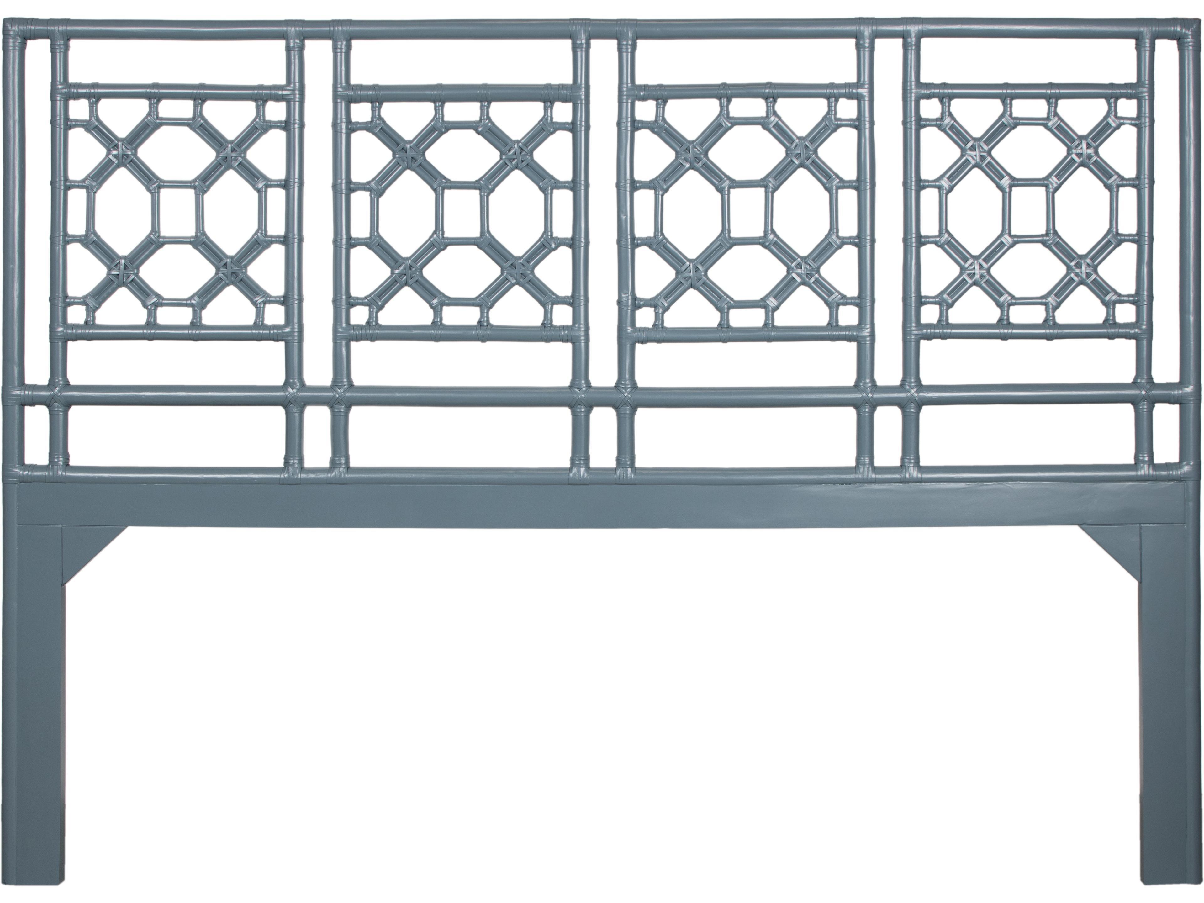 David Francis Lattice Back Headboard King