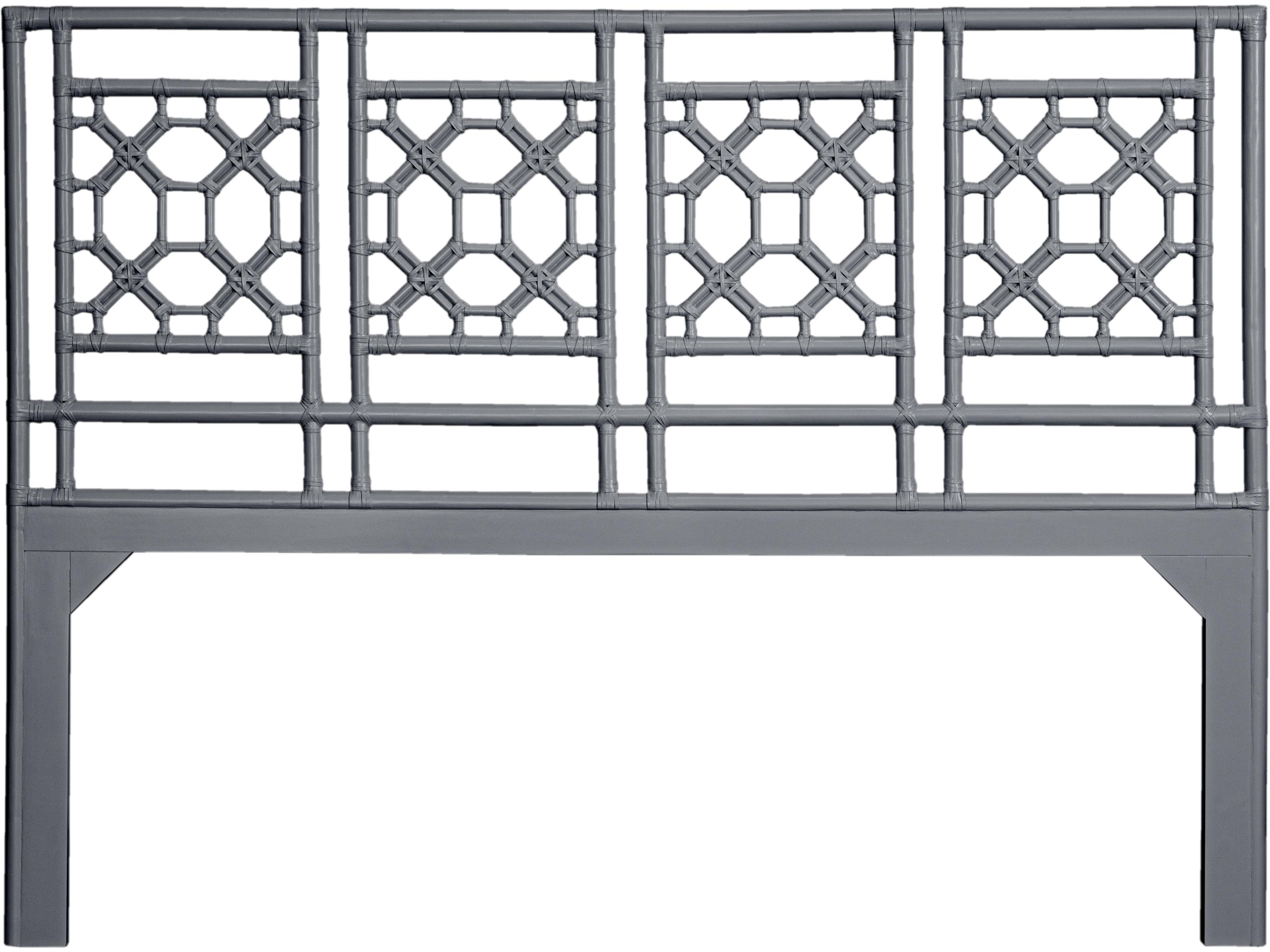 David Francis Lattice Back Headboard King