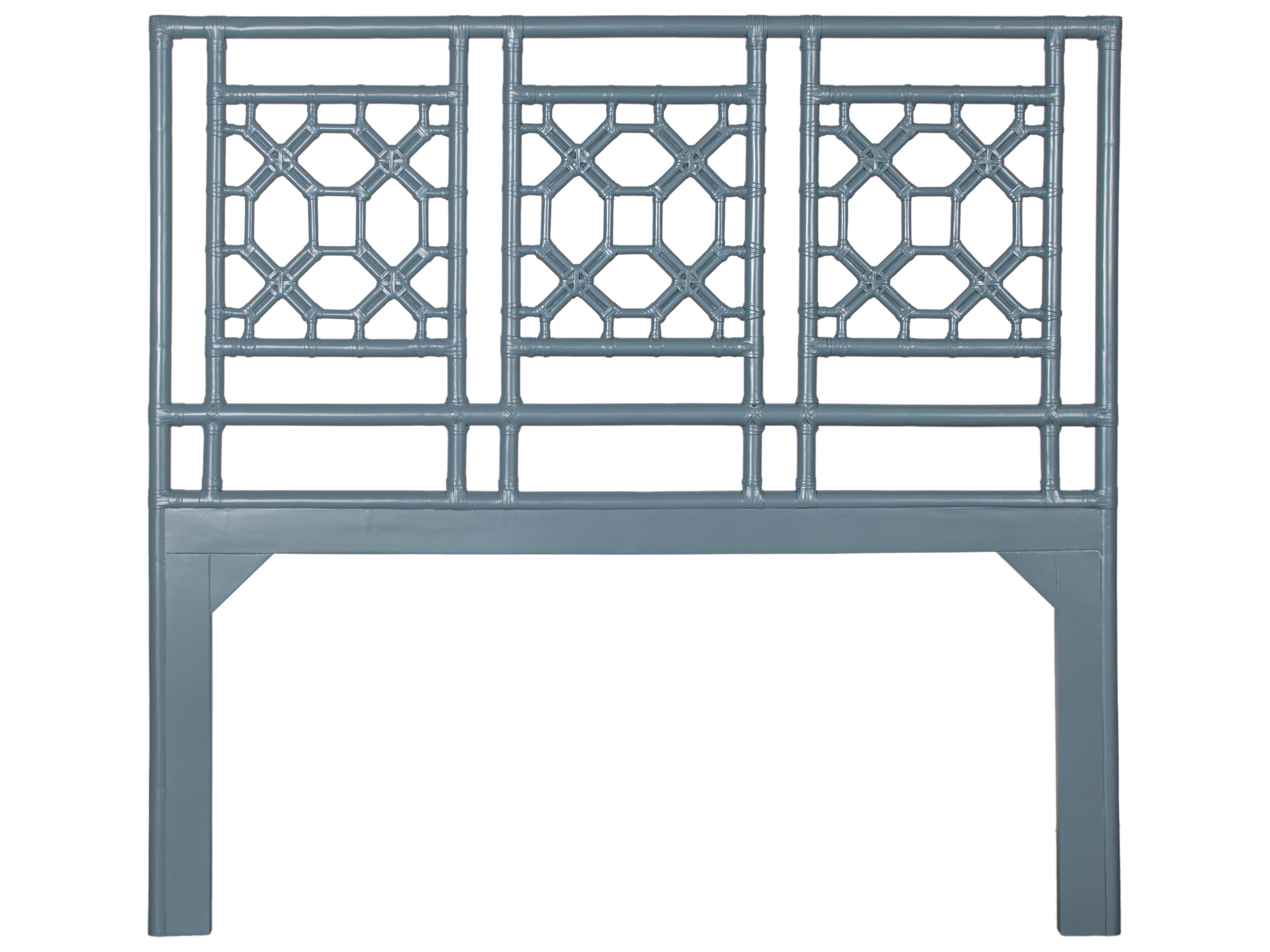 David Francis Lattice Back Headboard Queen