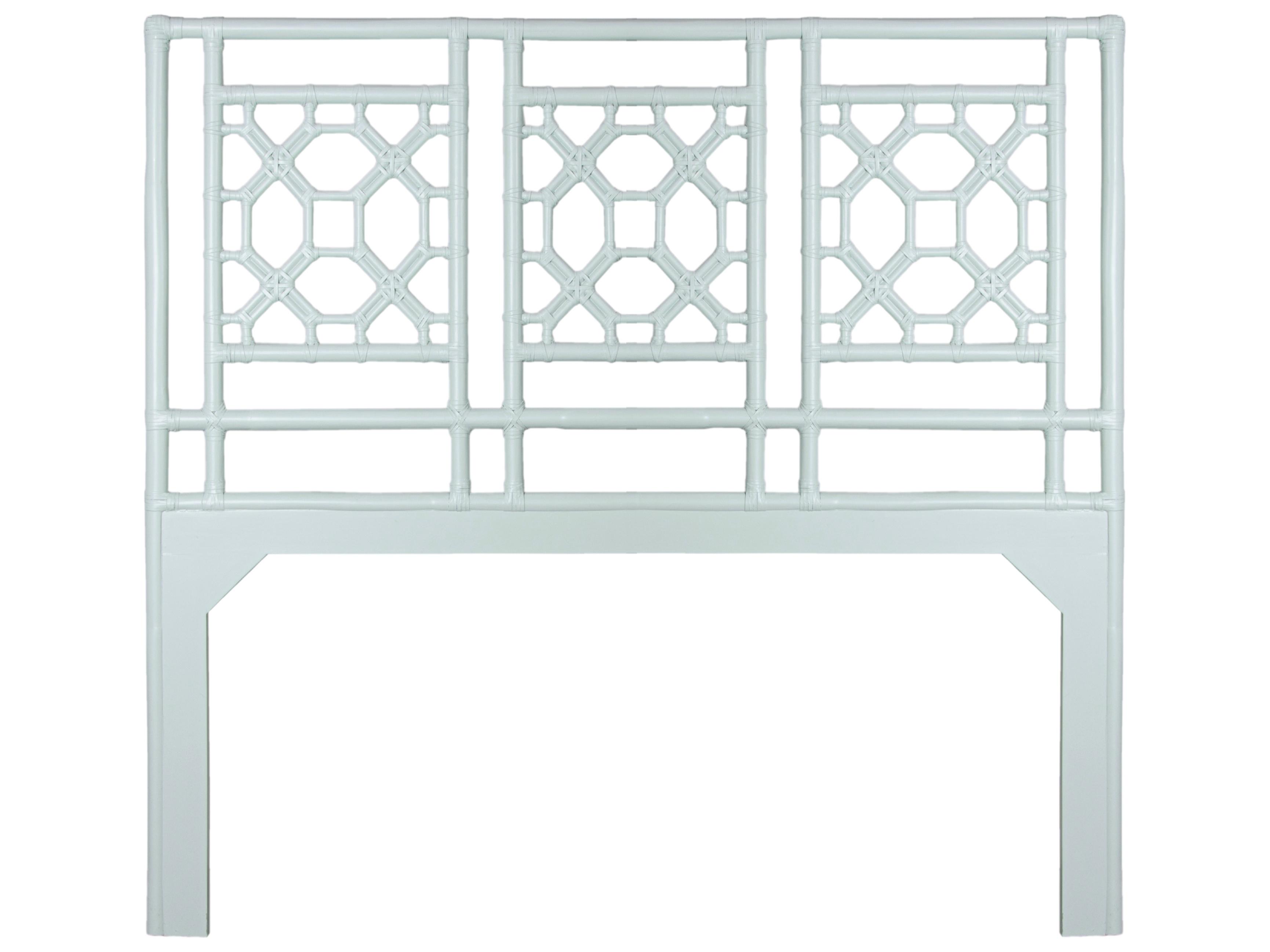 David Francis Lattice Back Headboard Queen