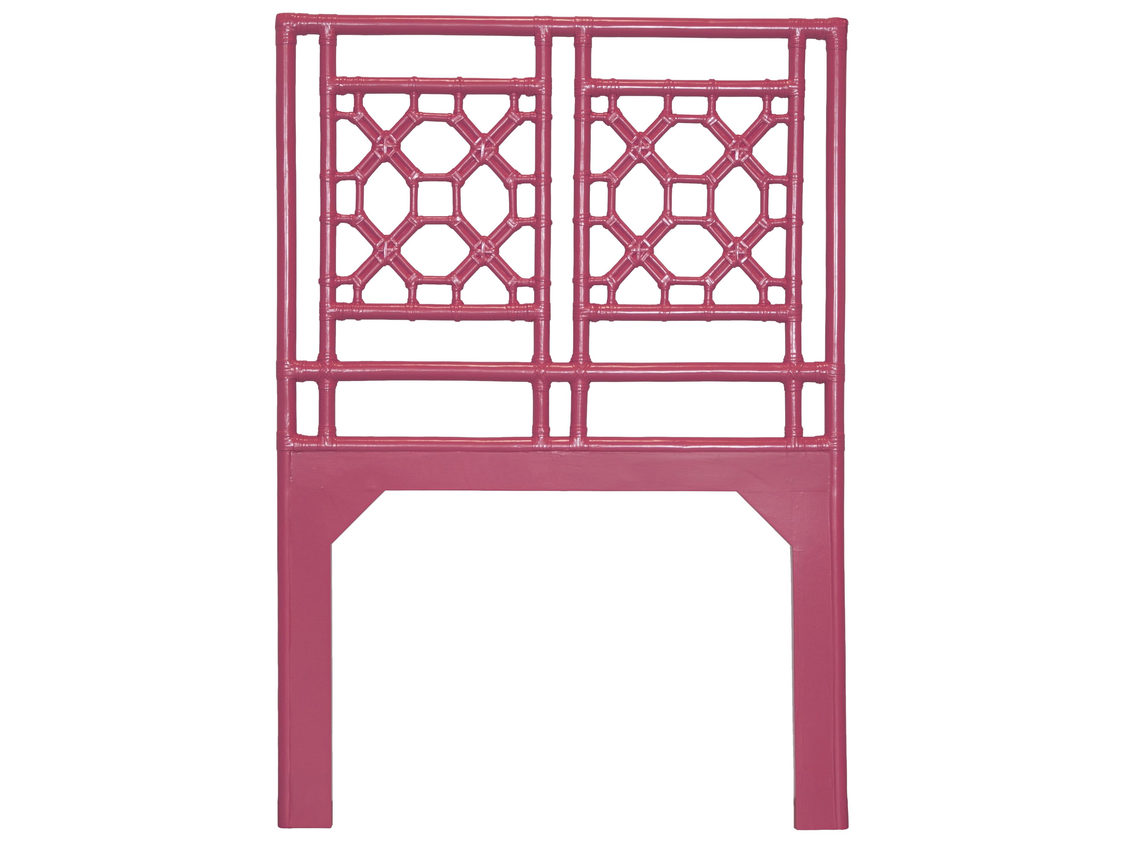 David Francis Lattice Back Headboard Twin