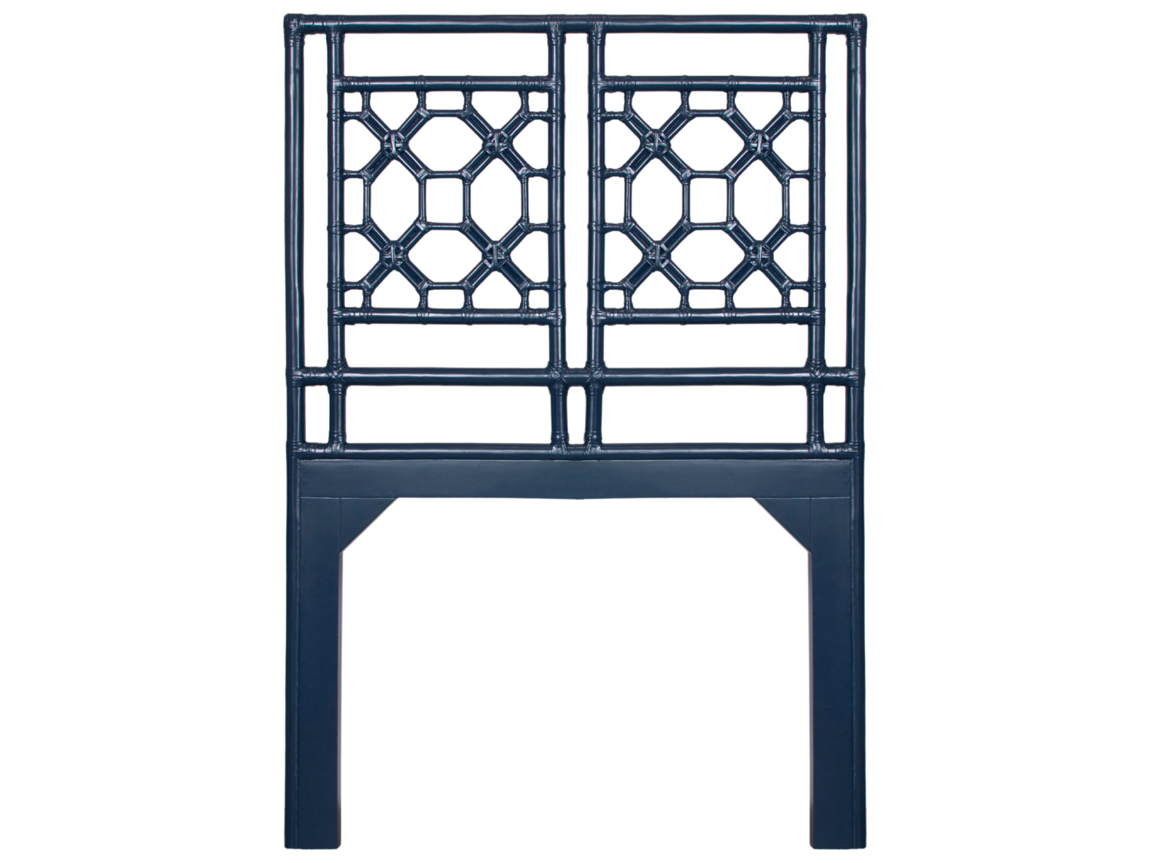 David Francis Lattice Back Headboard Twin