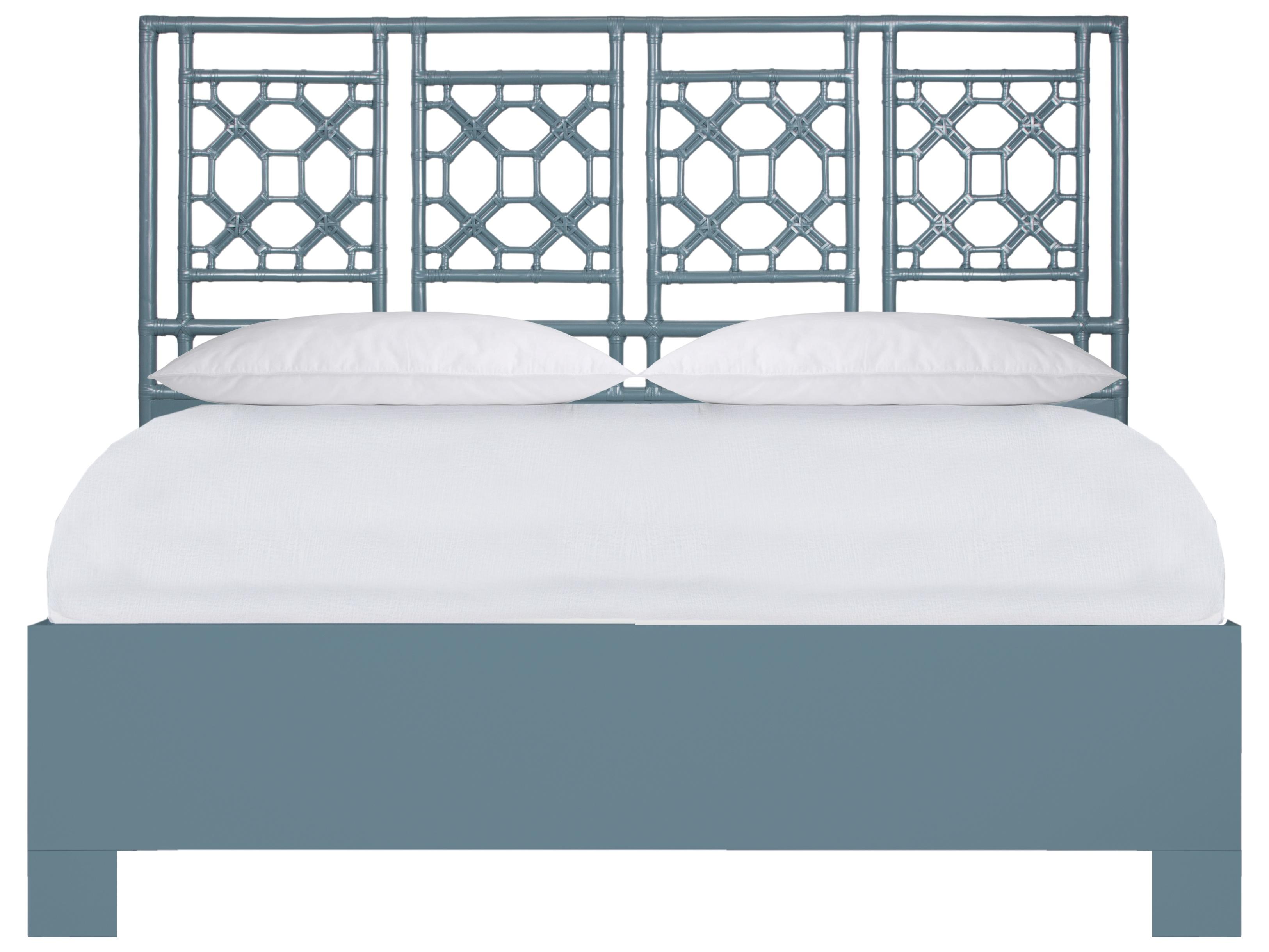 David Francis Lattice Back Bed King, Standard