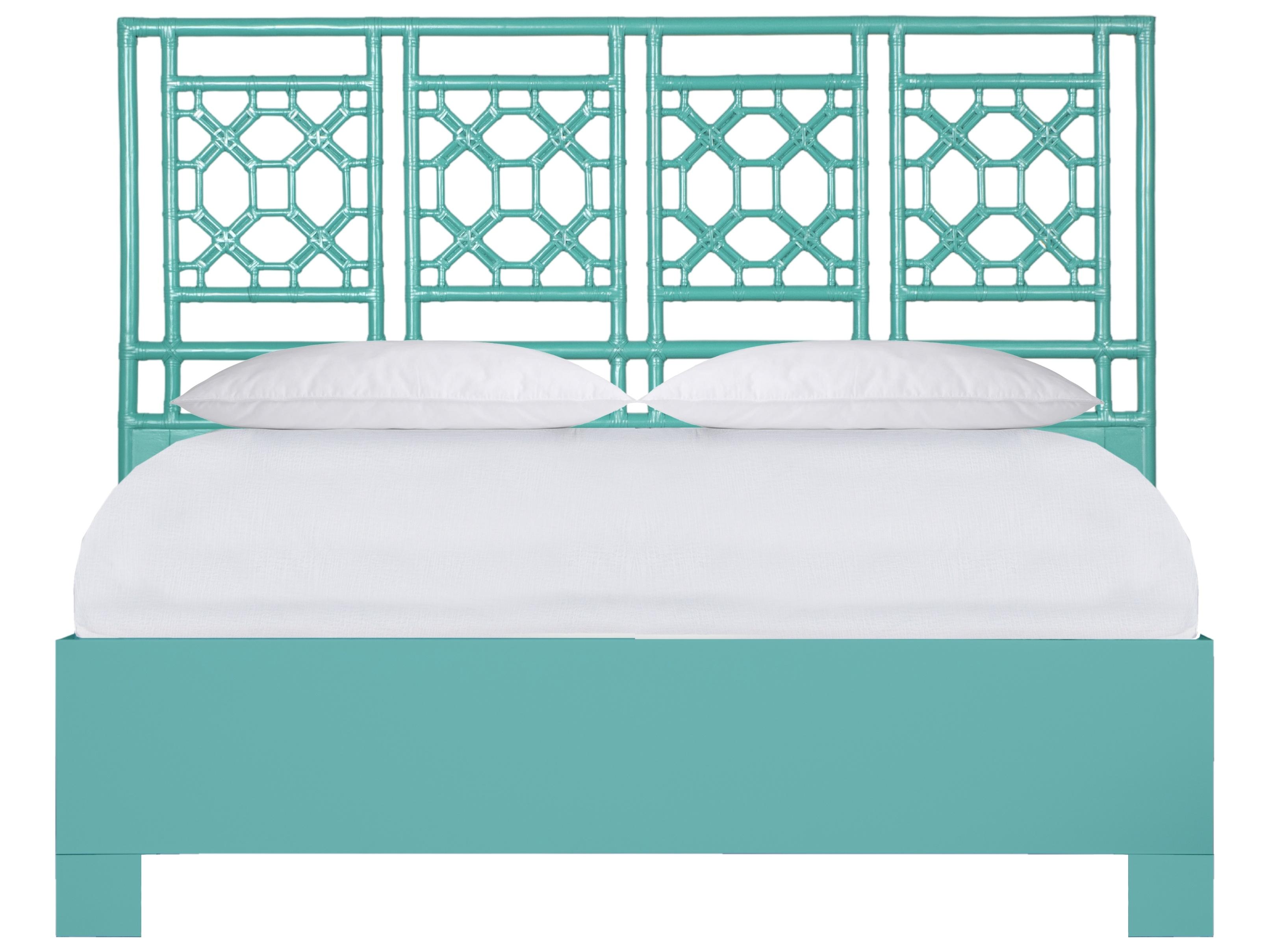 David Francis Lattice Back Bed King, Standard