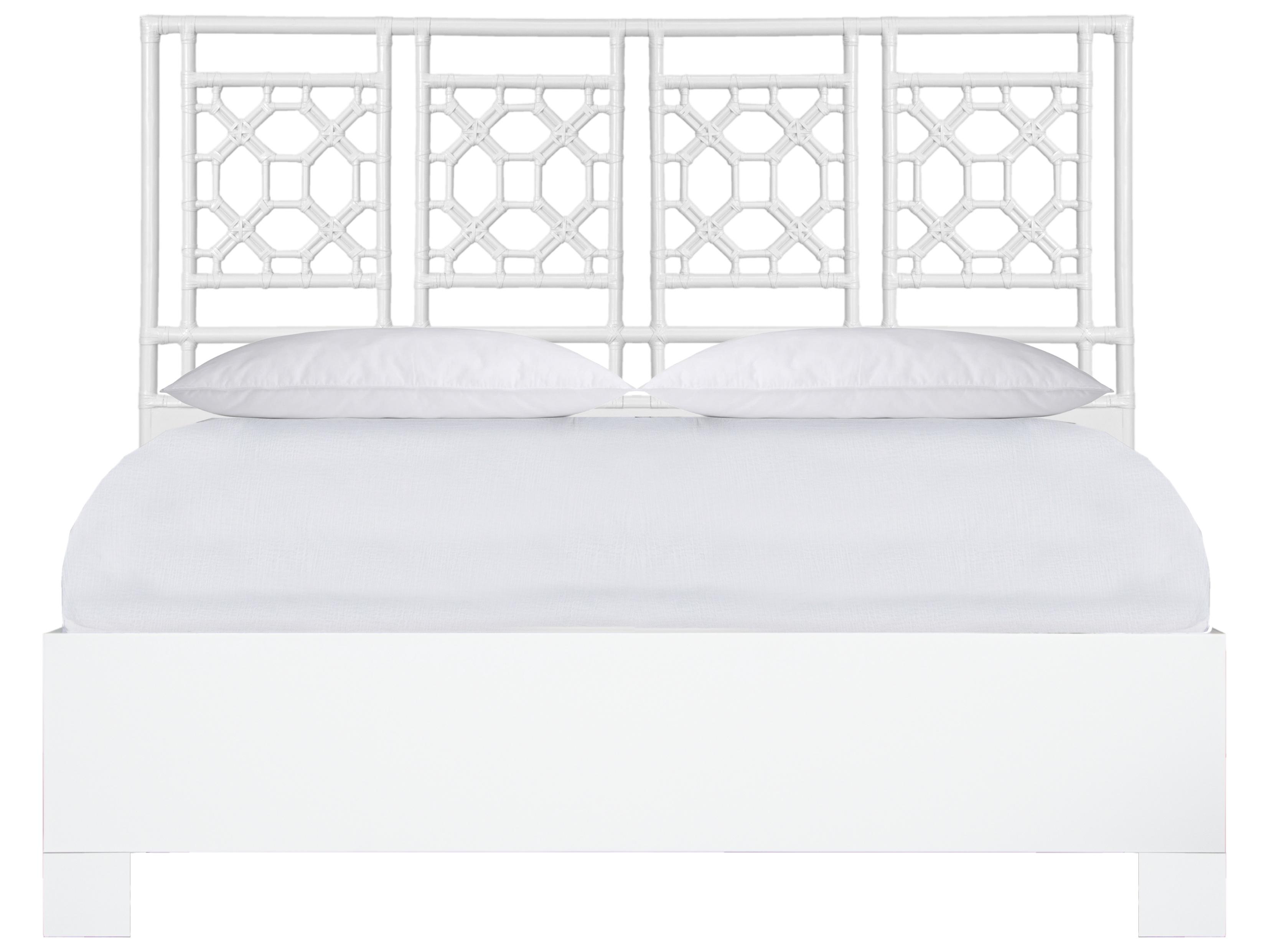 David Francis Lattice Back Bed King, Standard