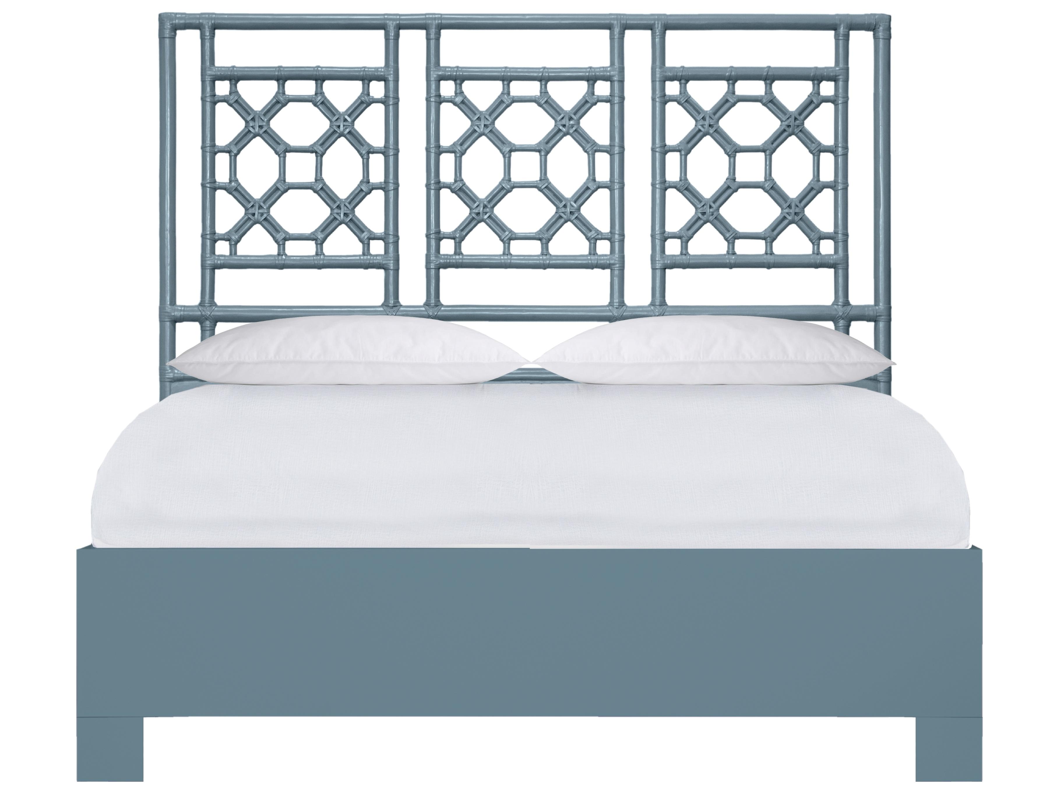 David Francis Lattice Back Bed Queen, Standard