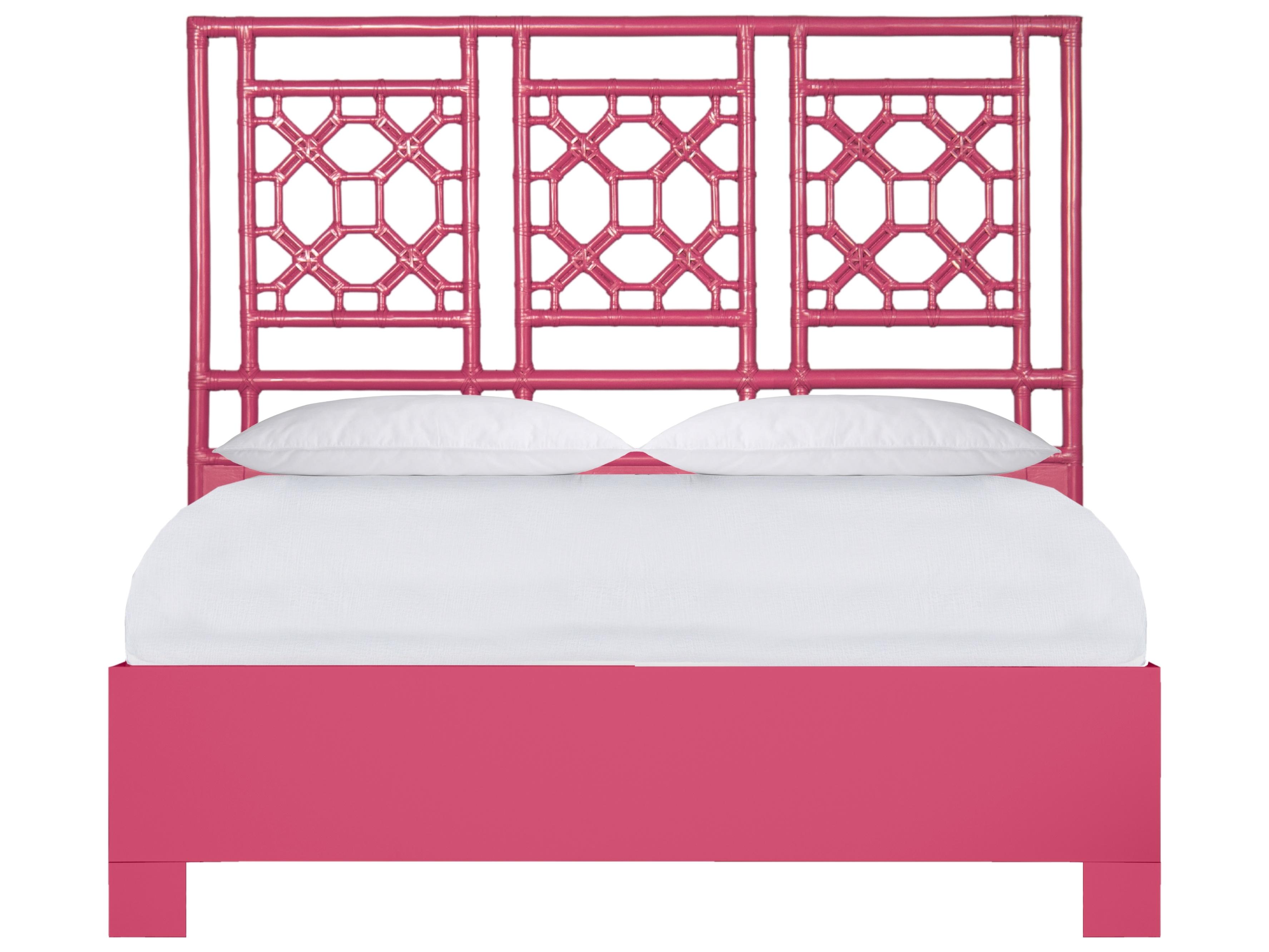 David Francis Lattice Back Bed Queen, Standard