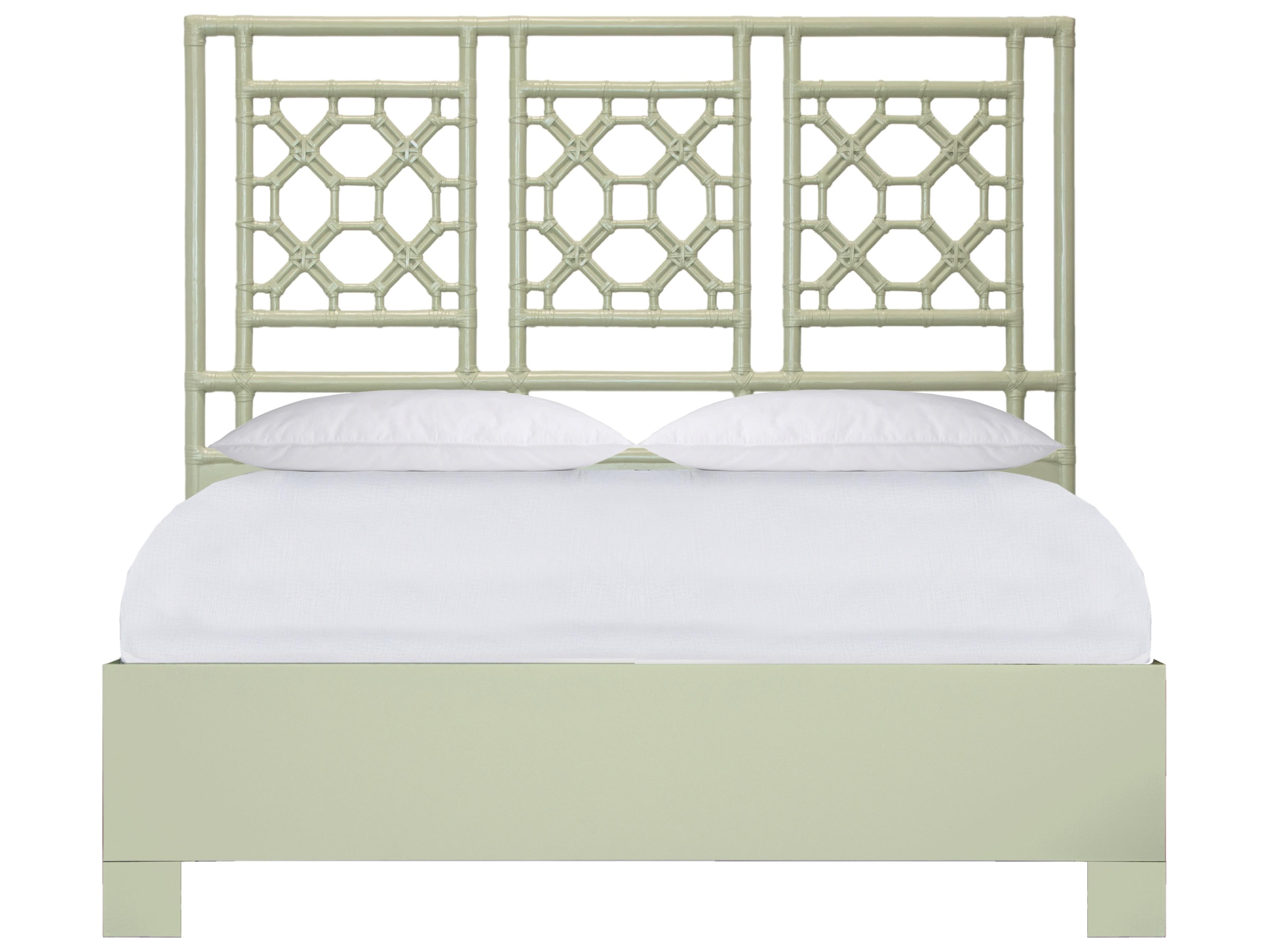 David Francis Lattice Back Bed Queen, Standard