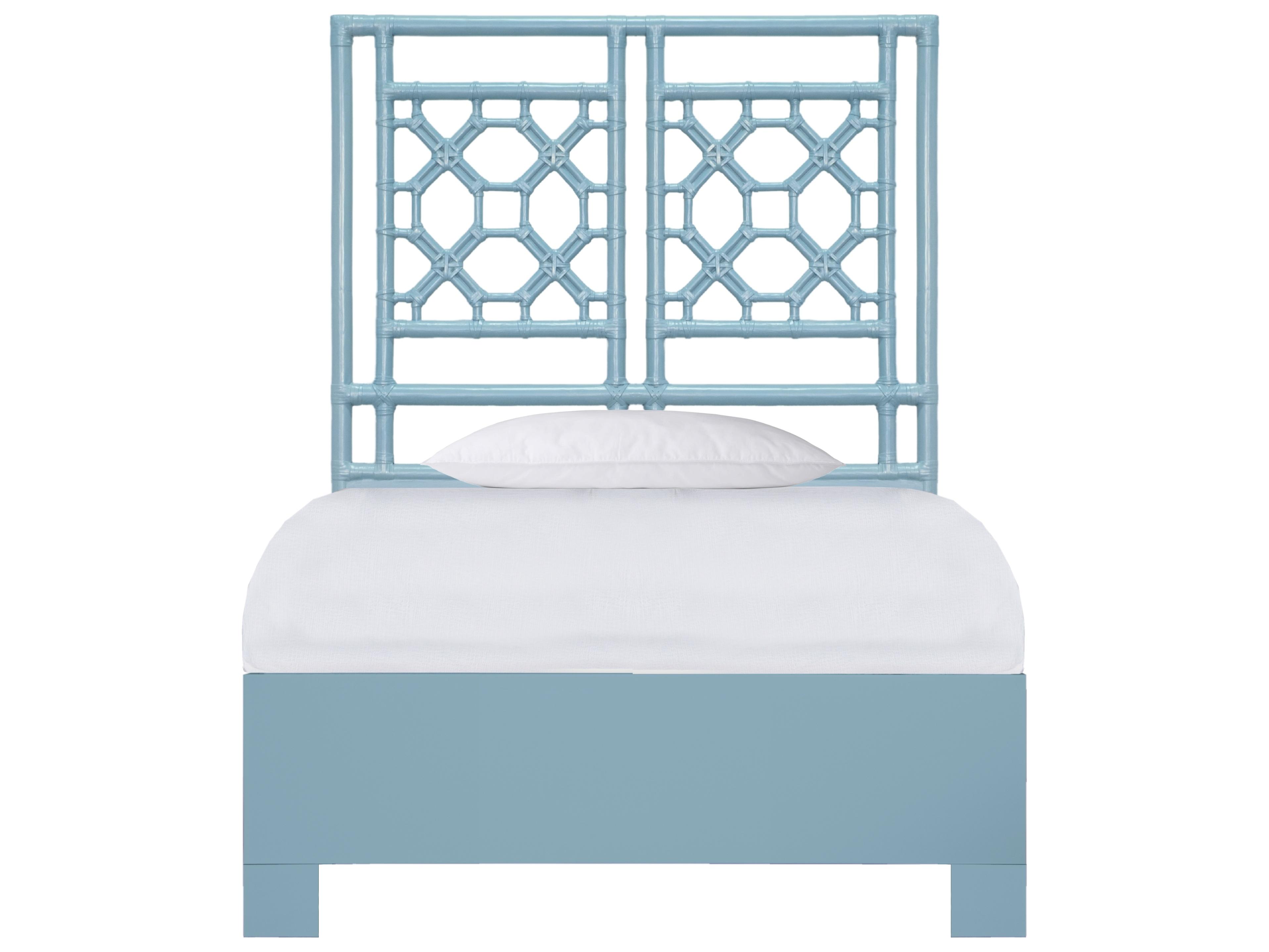 David Francis Lattice Back Bed Twin, Standard