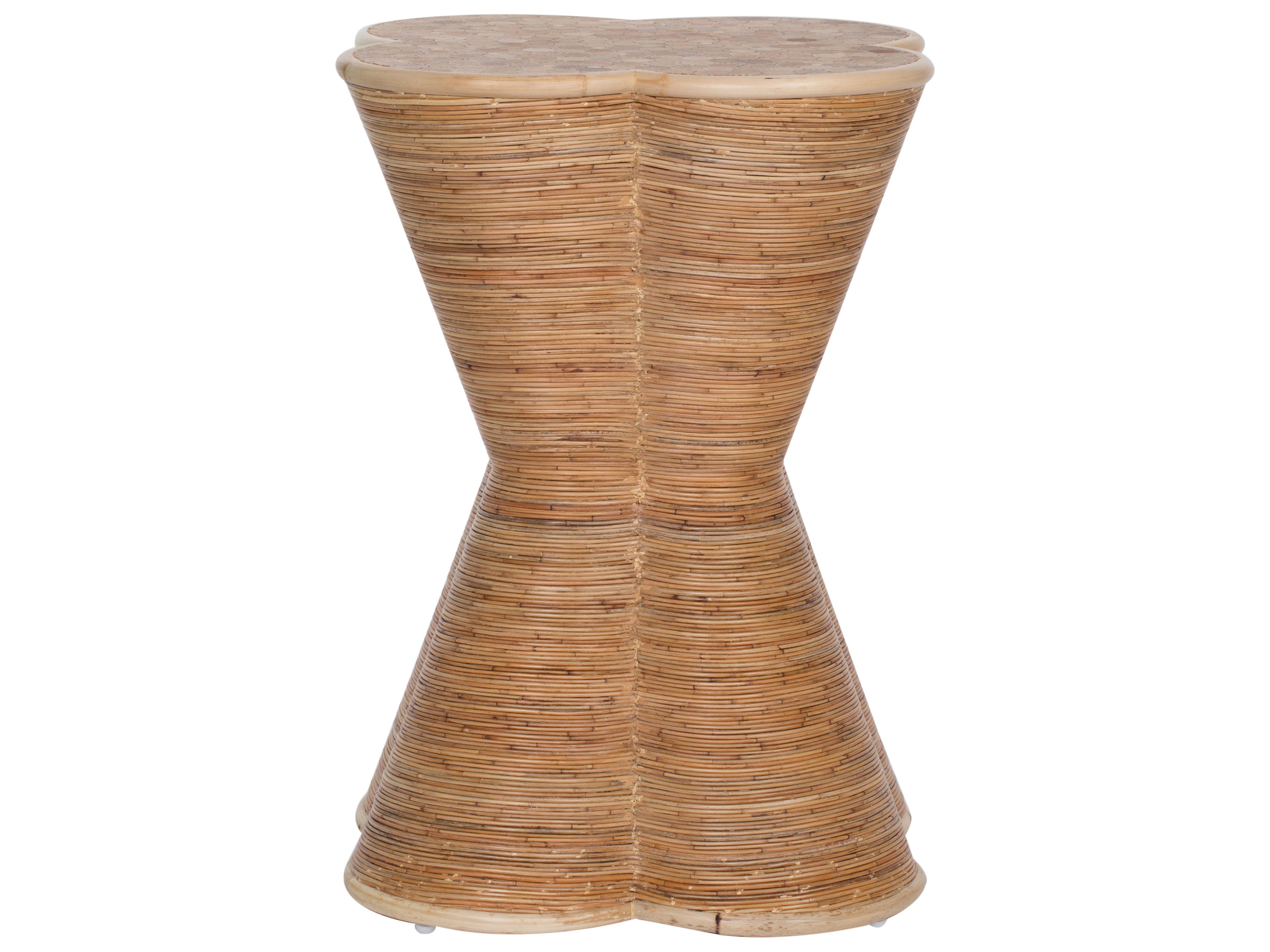 Italia Rattan End Table Es