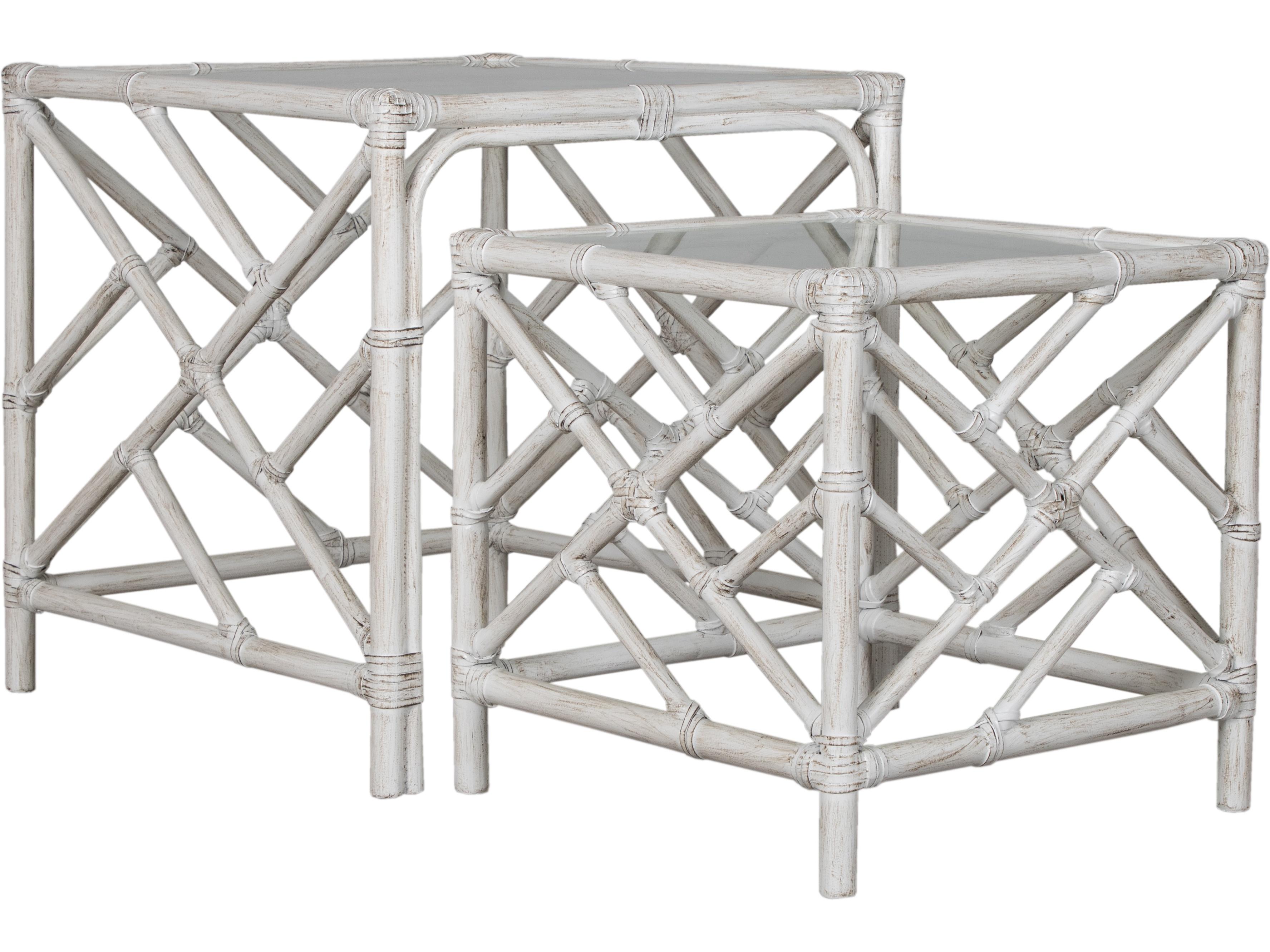 Chippendale Square Glass All Options End Table