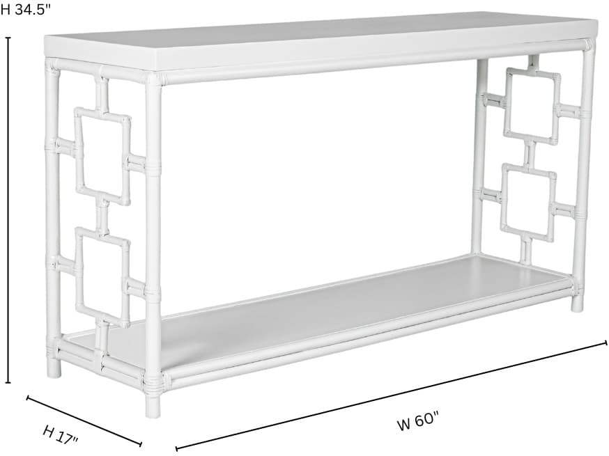 Sobe Rectangular Wood All Options Console Table