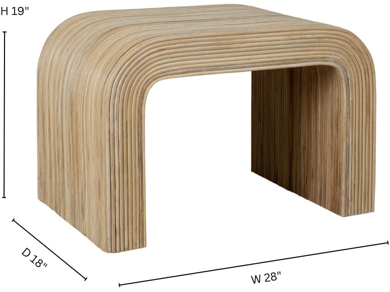 Bahia Rectangular Rattan Collection Es End Table