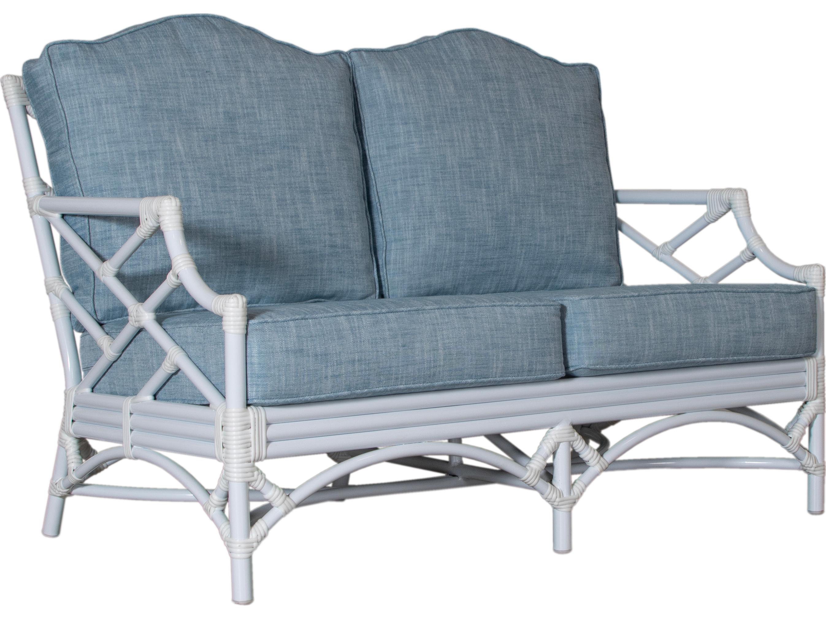 David Francis Furniture Outdoor Chippendale Loveseat