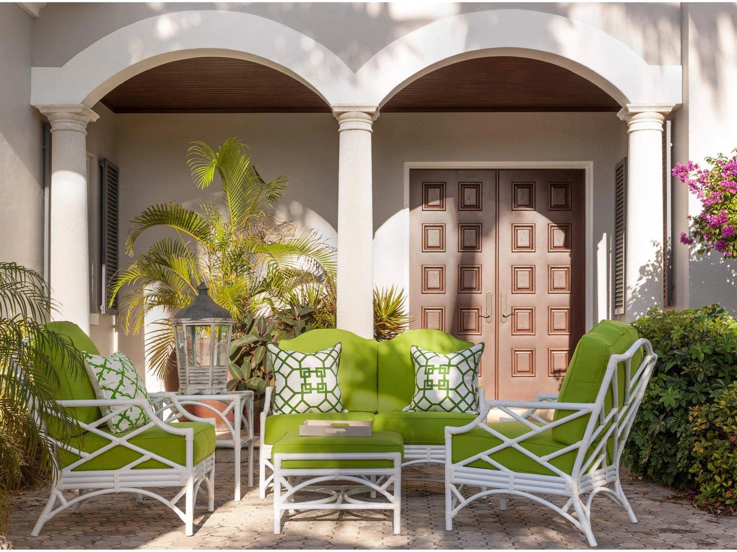 David Francis Furniture Outdoor Chippendale Lounge Set