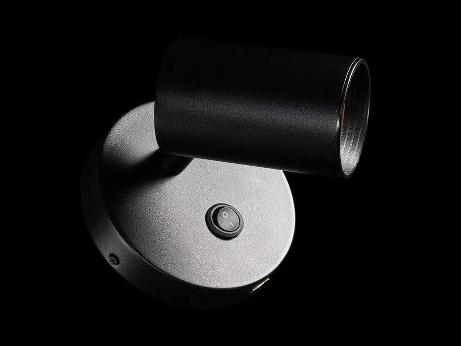 dweLED by WAC Lighting Kepler 1-Light Black Glass LED Wall Sconce