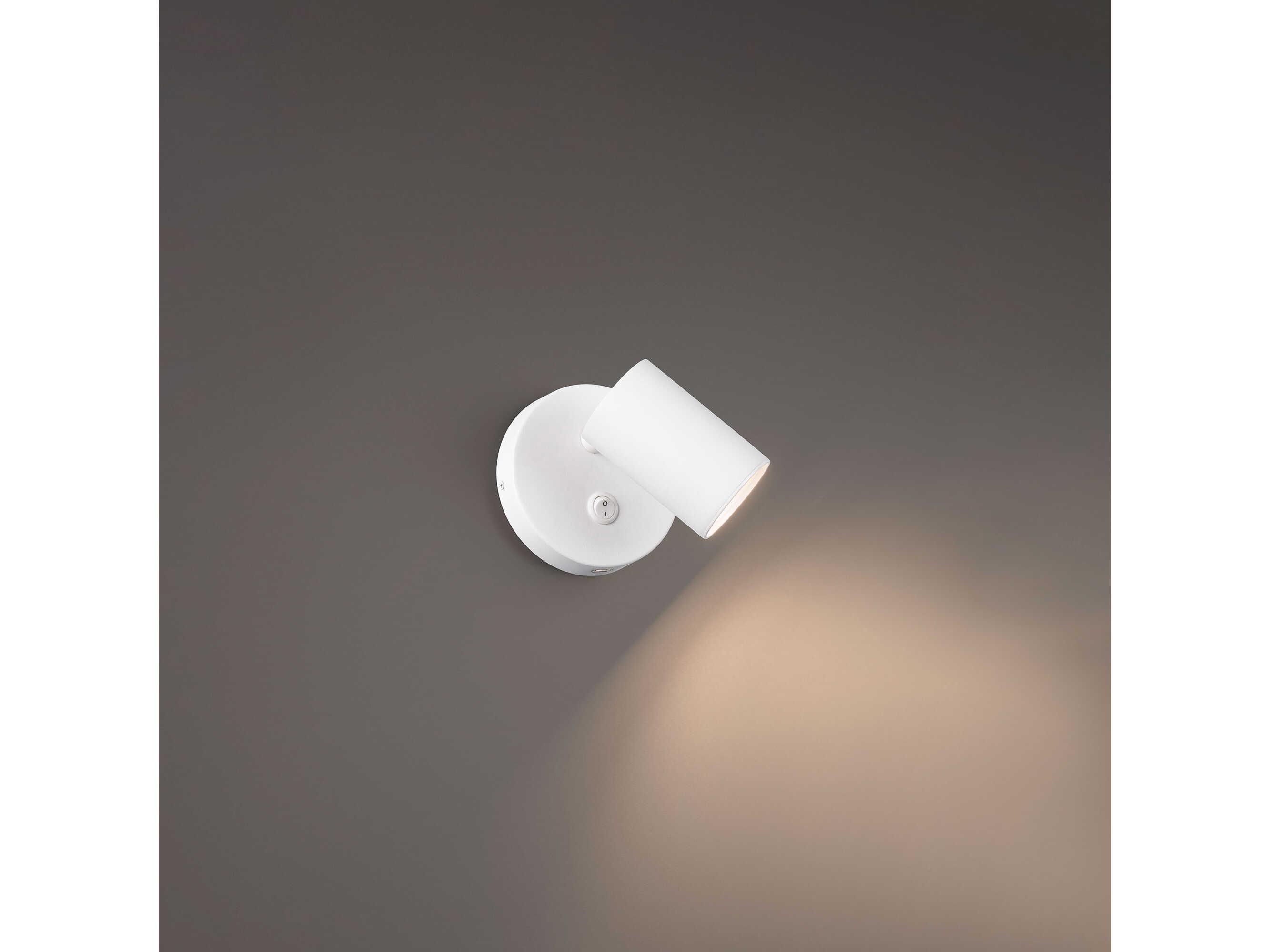 dweLED by WAC Lighting Kepler 1-Light White LED Wall Sconce