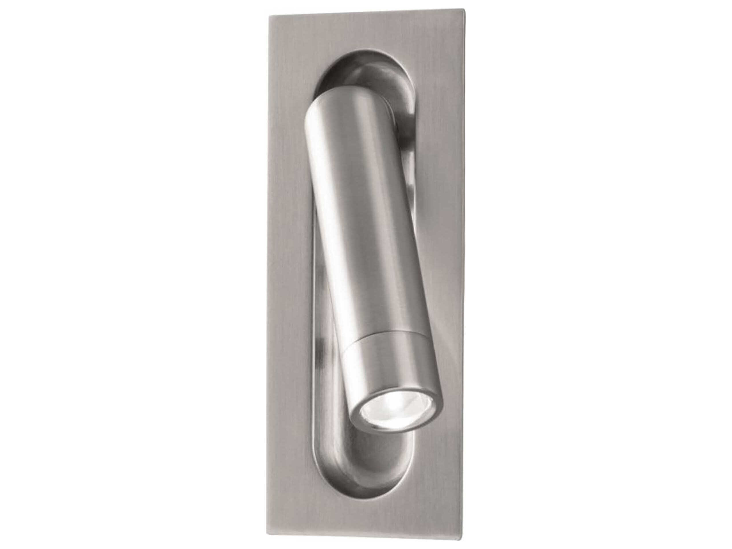 dweLED by WAC Lighting Scope 1-Light Brushed Nickel LED Wall Sconce