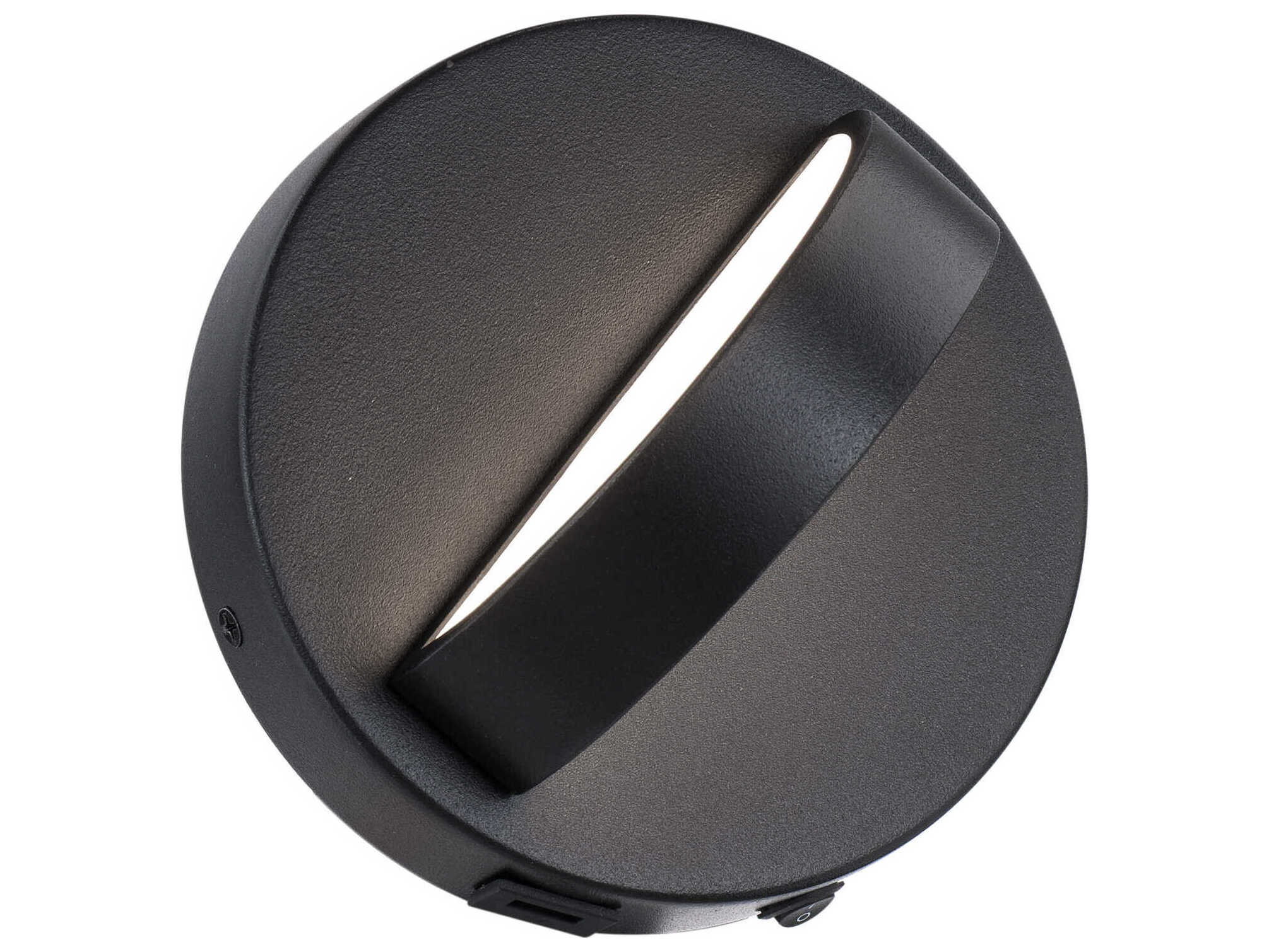 dweLED by WAC Lighting Wink 1-Light Black Wall Sconce