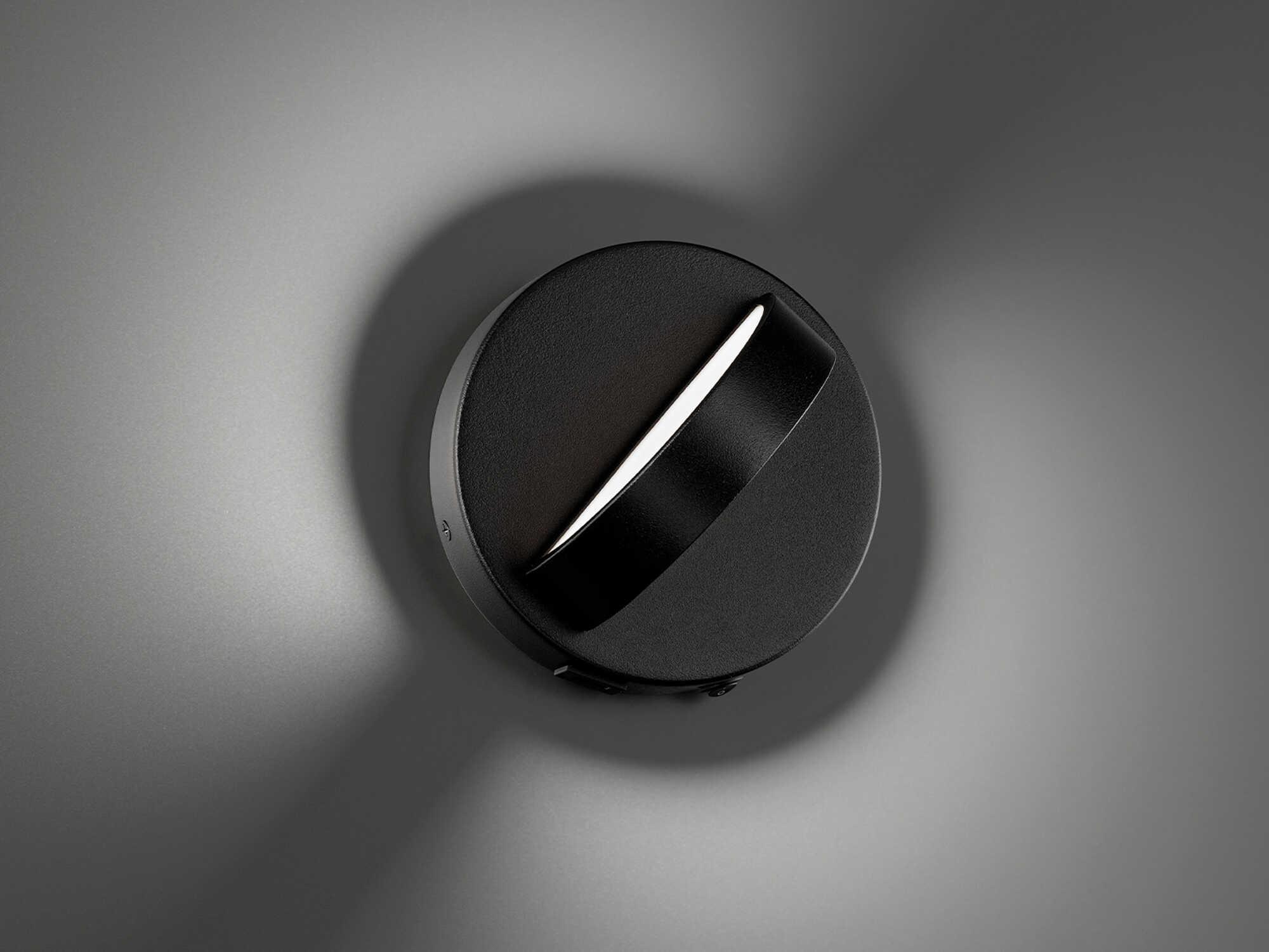 dweLED by WAC Lighting Wink 1-Light Black Wall Sconce