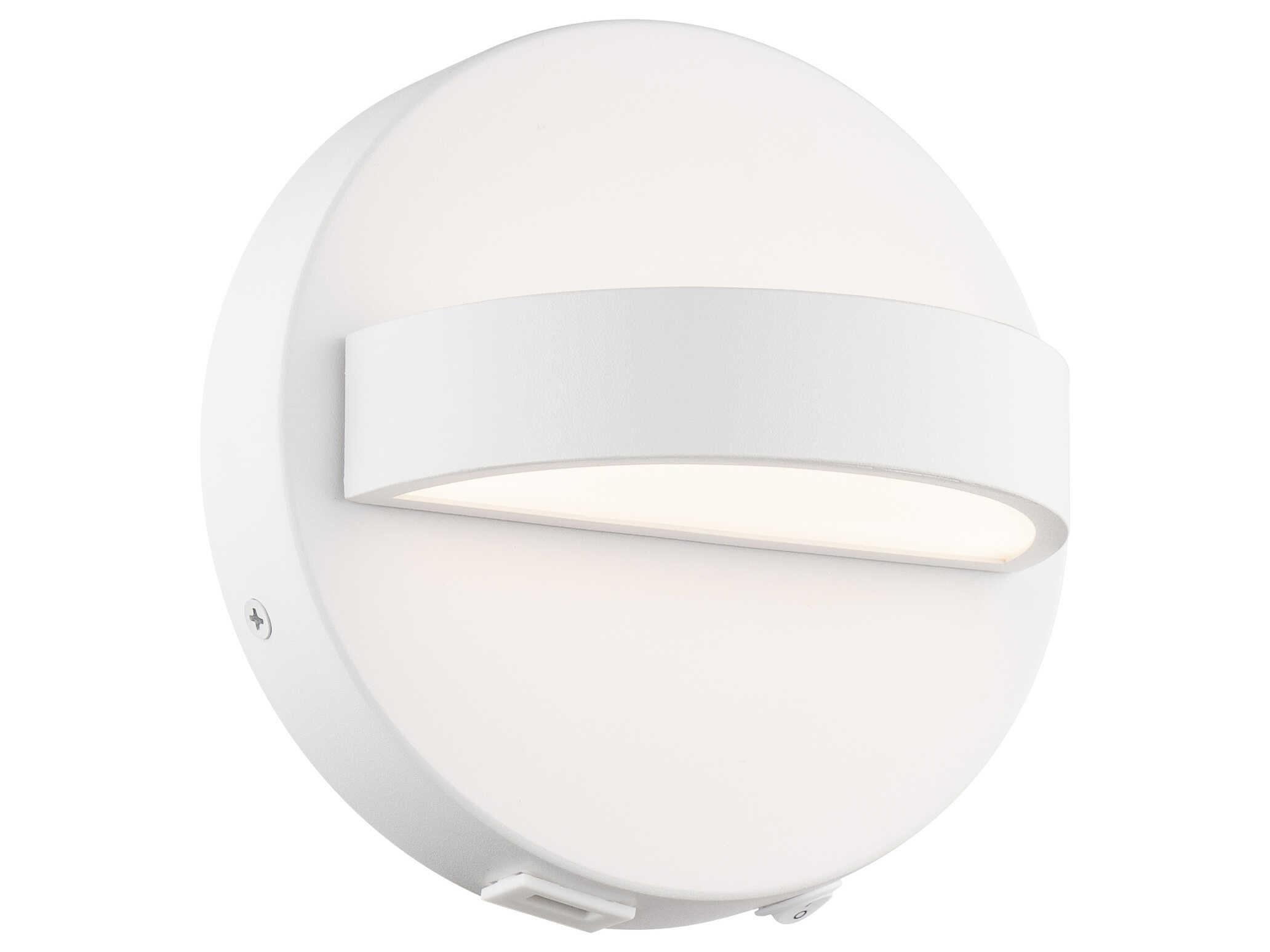 dweLED by WAC Lighting Wink 1-Light White Wall Sconce