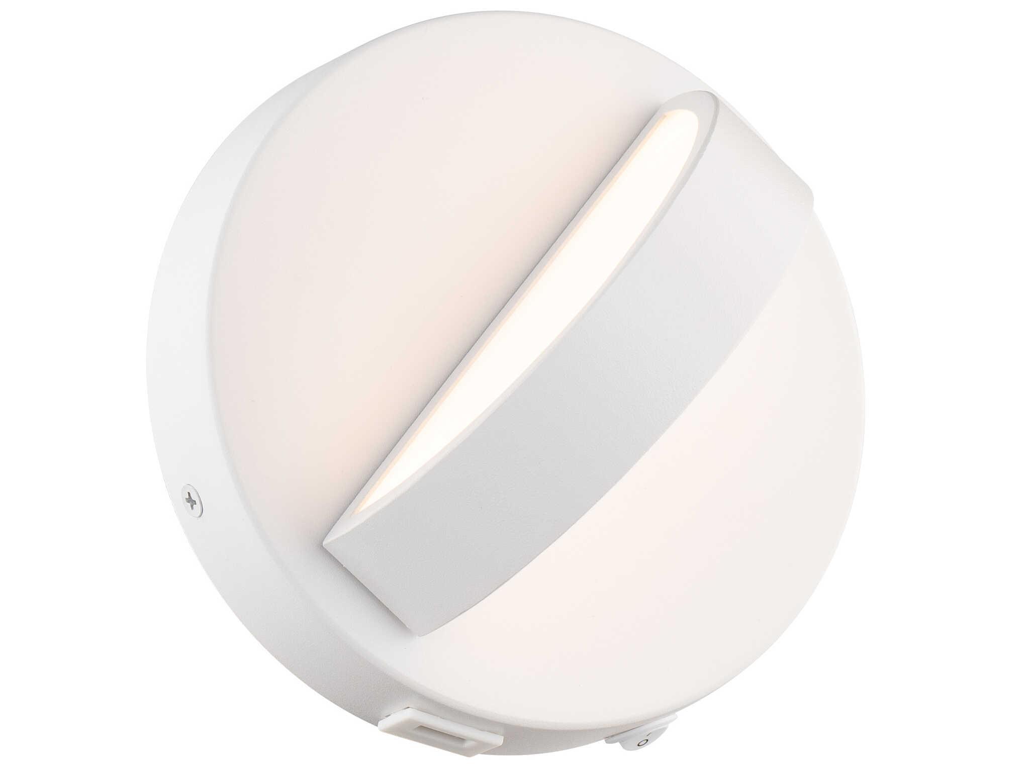 dweLED by WAC Lighting Wink 1-Light White Wall Sconce