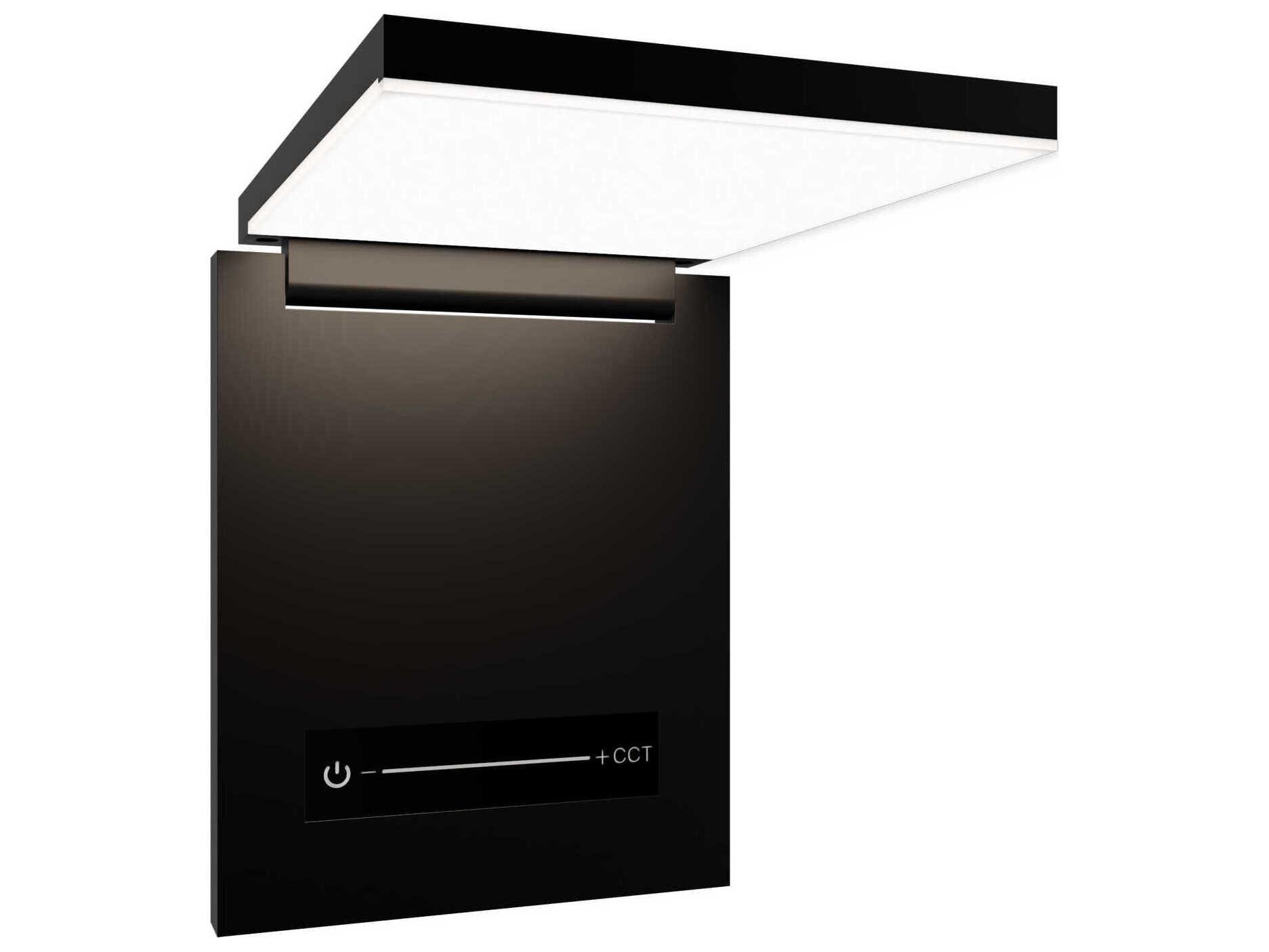 dweLED by WAC Lighting Flapp 1-Light Black Wall Sconce