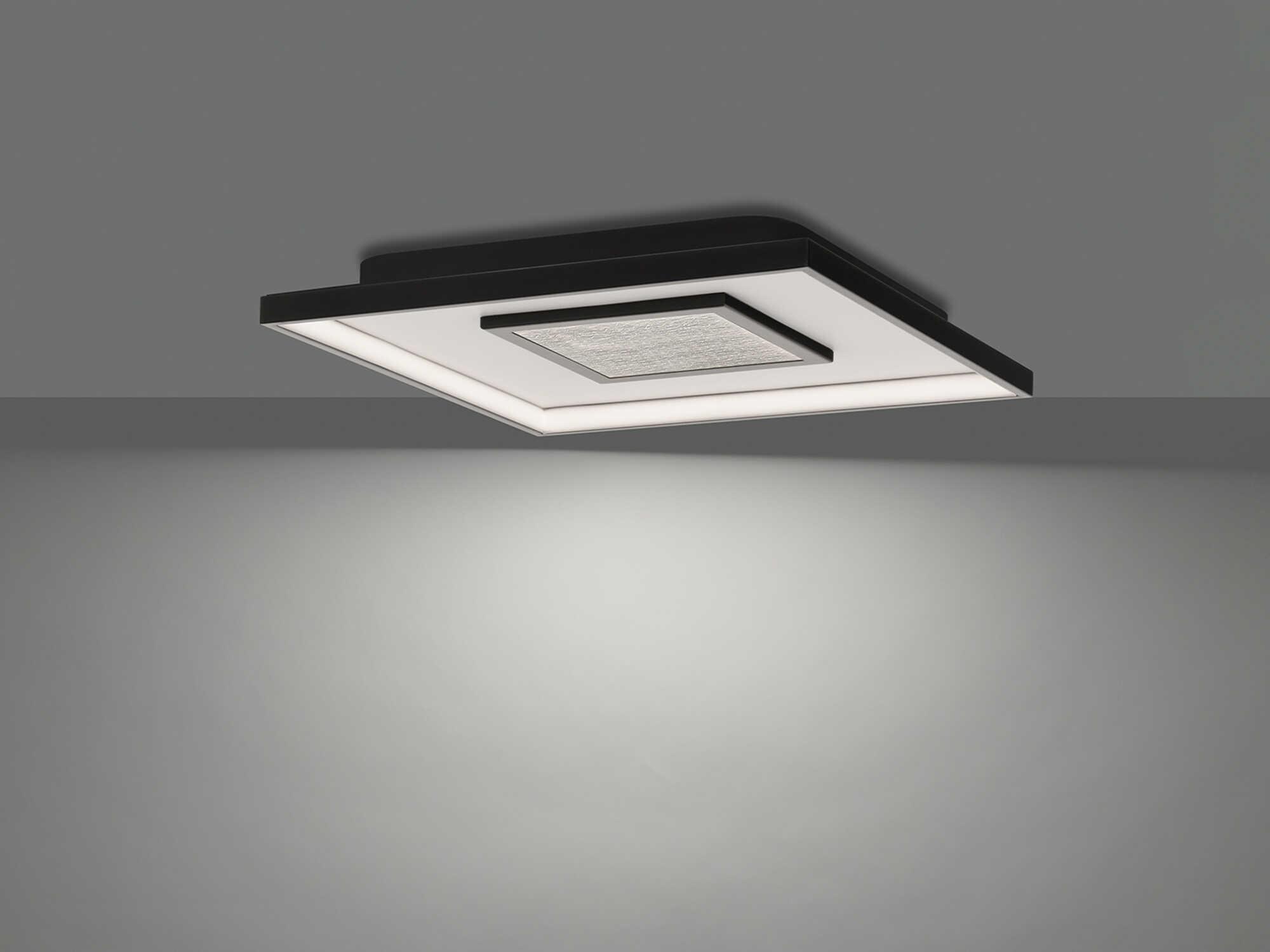 dweLED by WAC Lighting Pinpoint 1-Light Black Geometric Flush Mount