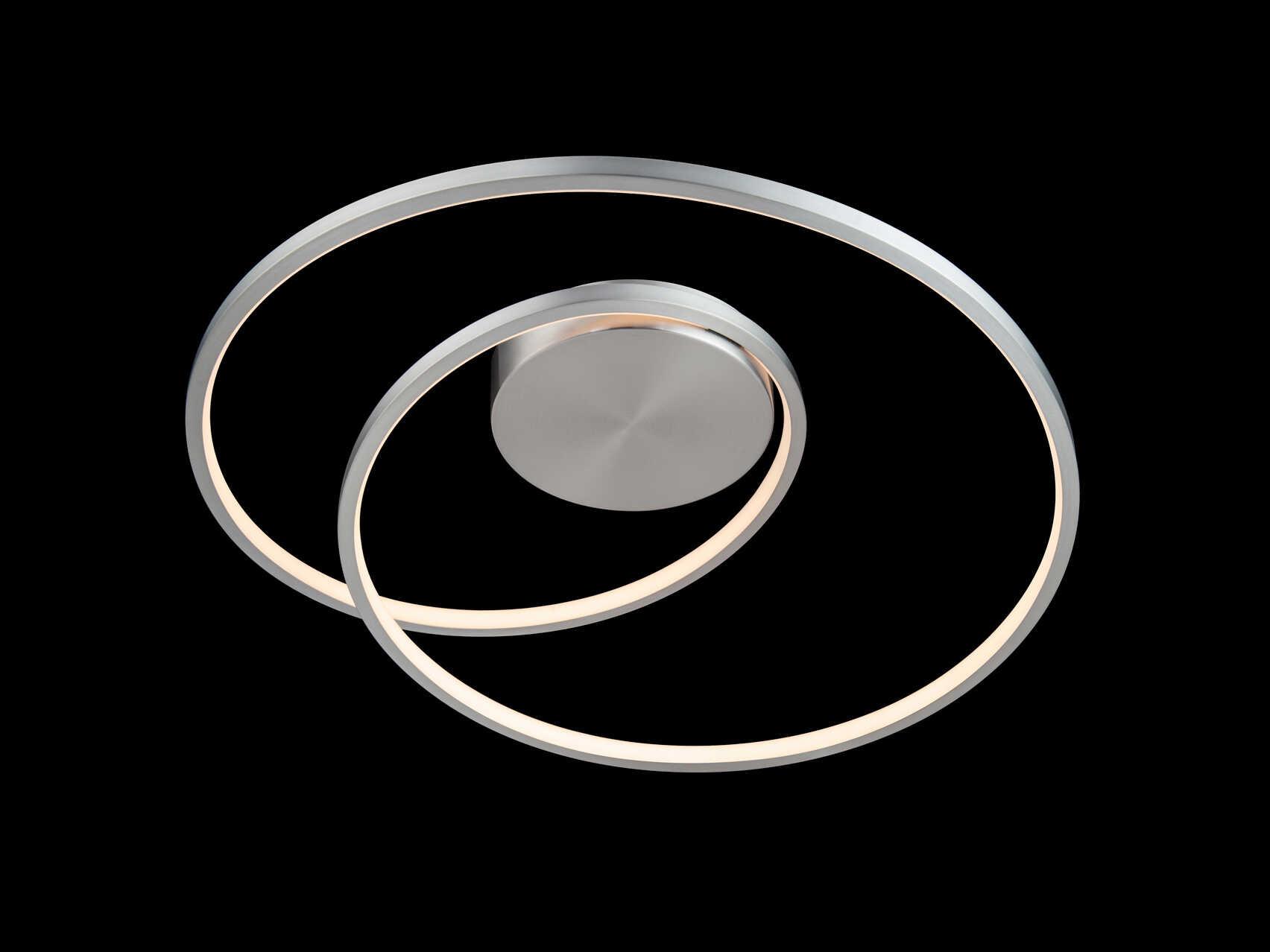 dweLED by WAC Lighting Marques 1-Light Brushed Nickel LED Round Flush Mount