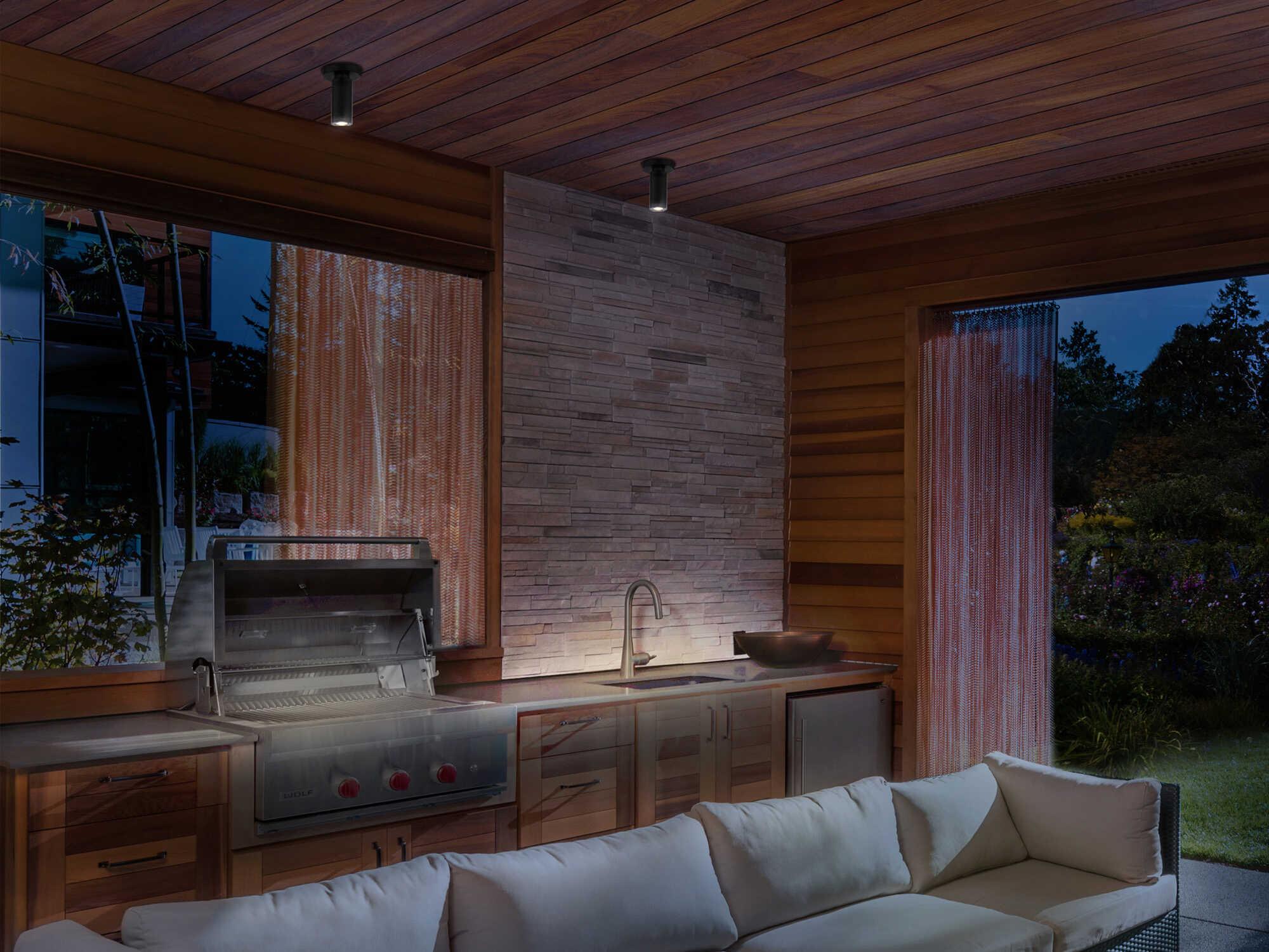 dweLED by WAC Lighting Caliber 1 - Light Outdoor Ceiling Light